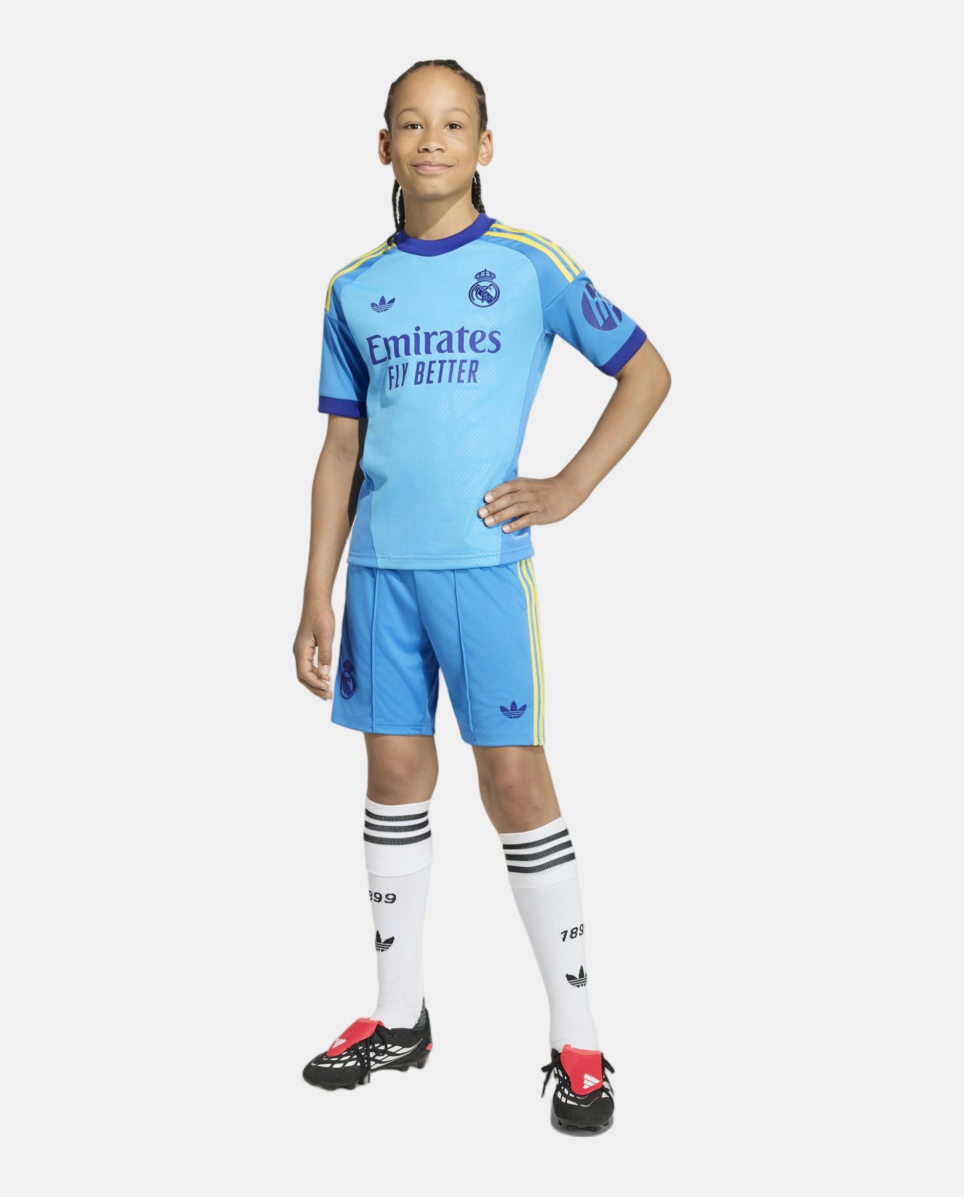T-Shirt de Criança 2º Equipamento Guarda-Redes Real Madrid Cf 2026-2027 Adidas Preto-7