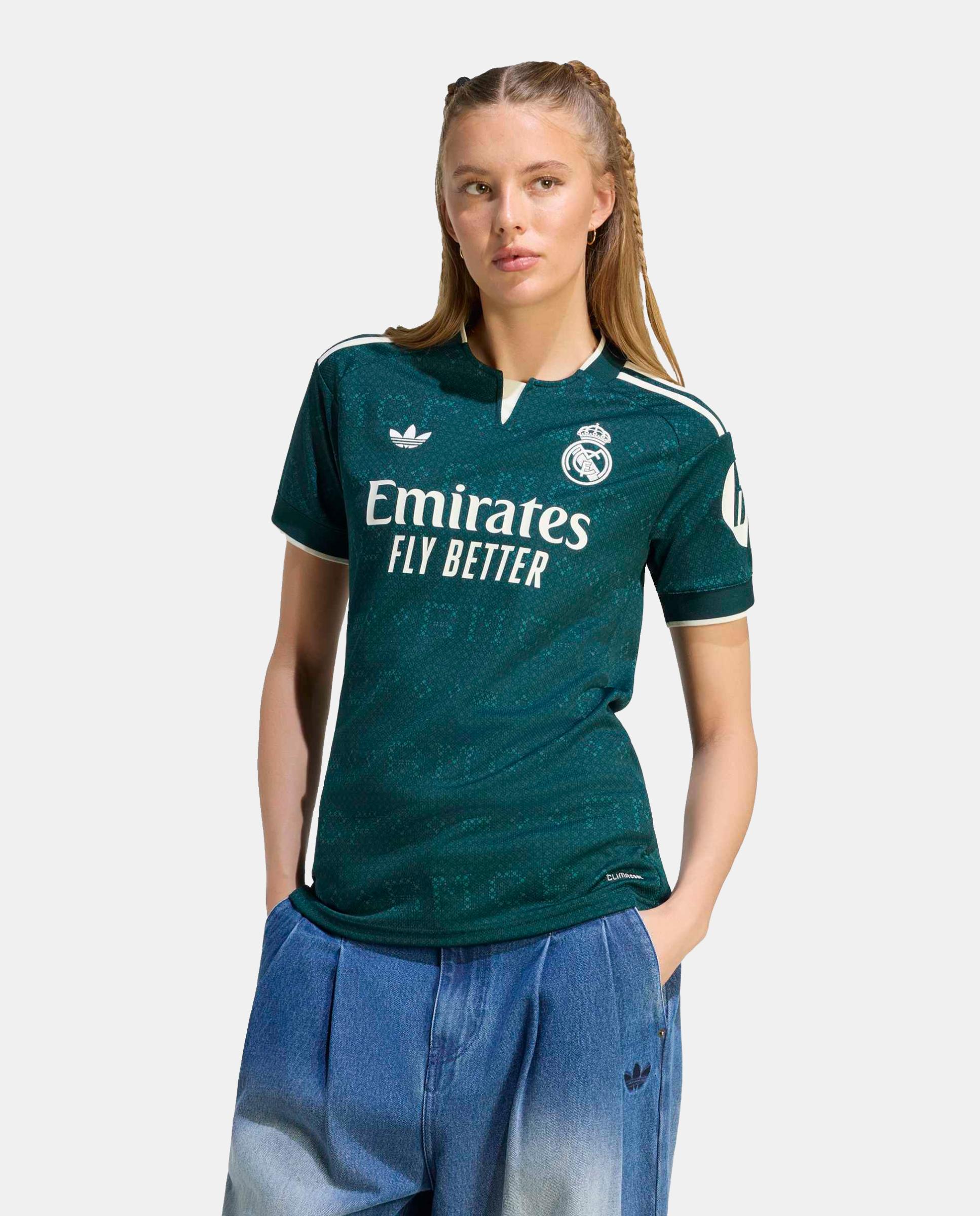 Imagem 0 de T-Shirt de Mulher 2º Equipamento Real Madrid Cf 2026-2027 Adidas