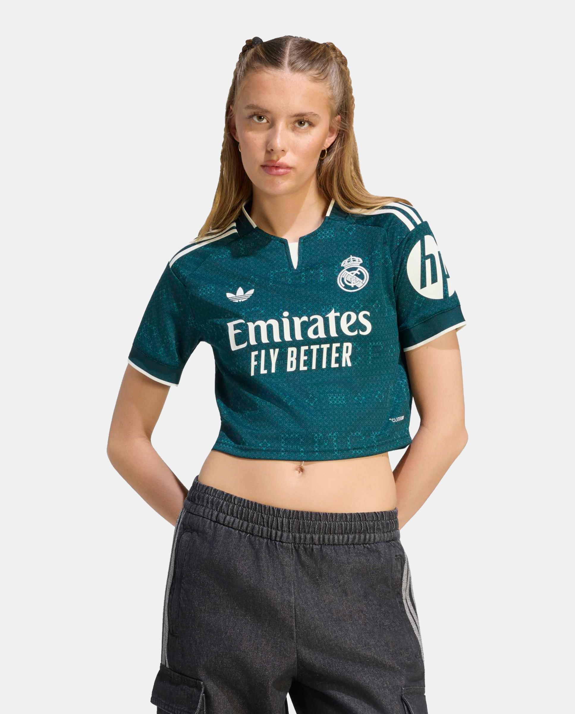 Imagem 0 de T-Shirt de Mulher 2º Equipamento Real Madrid Cf 2026-2027 Adidas
