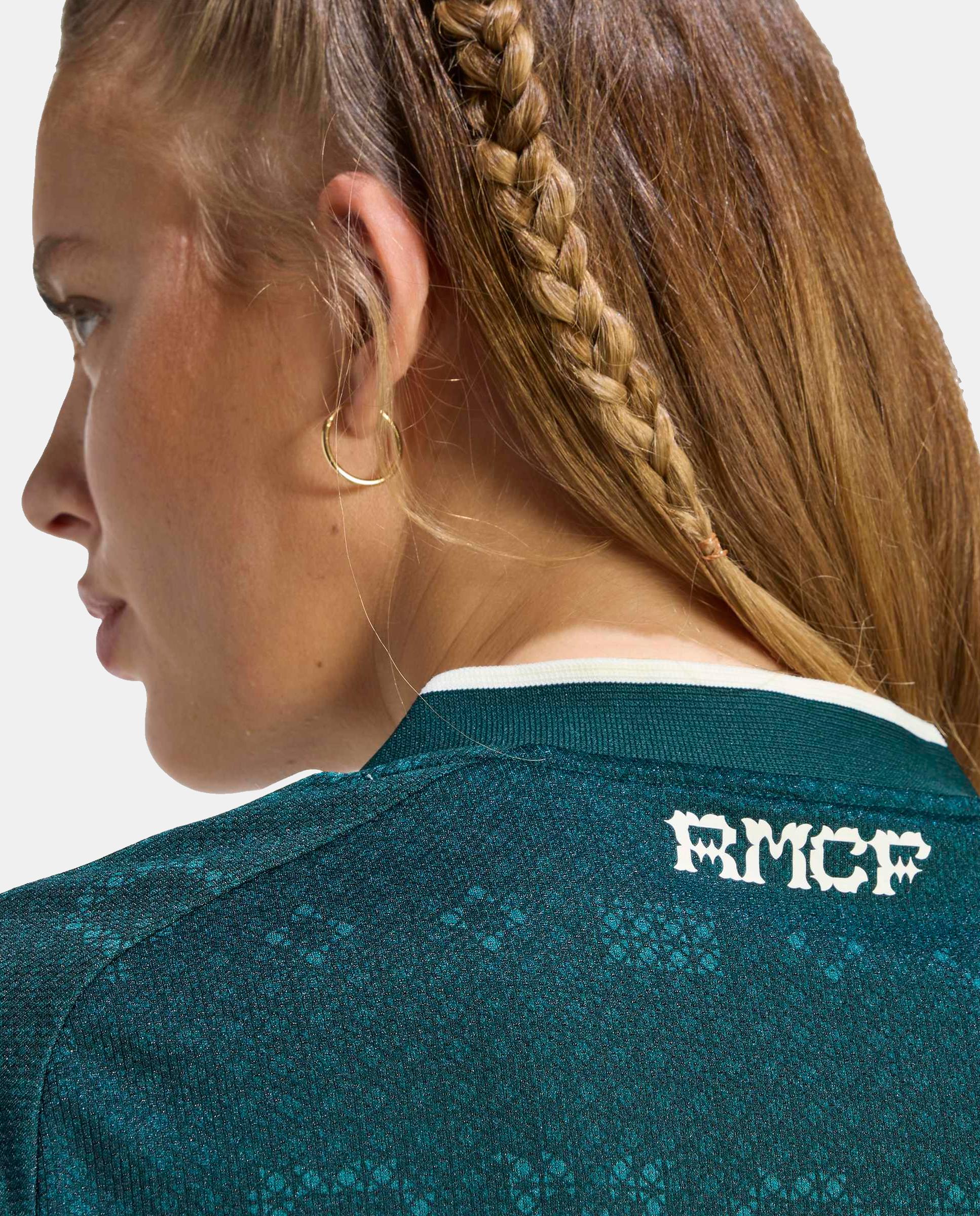 T-Shirt de Mulher 2º Equipamento Real Madrid Cf 2026-2027 Adidas Verde-7