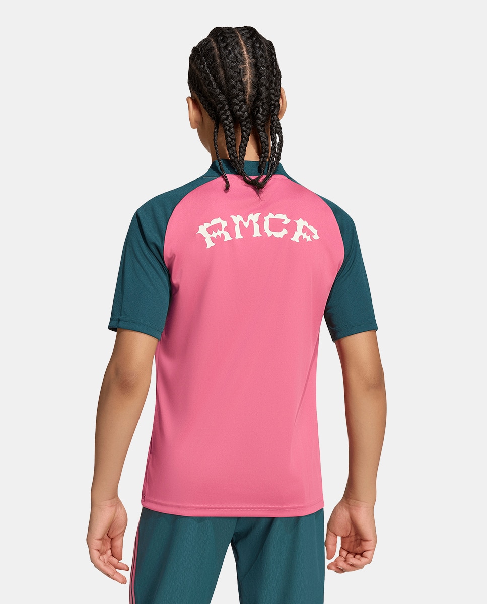 T-Shirt de Criança Real Madrid Cf 2026-2027 Prematch Adidas Rosa-4