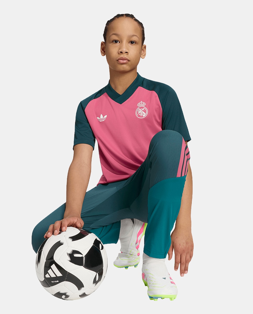 T-Shirt de Criança Real Madrid Cf 2026-2027 Prematch Adidas Rosa-5