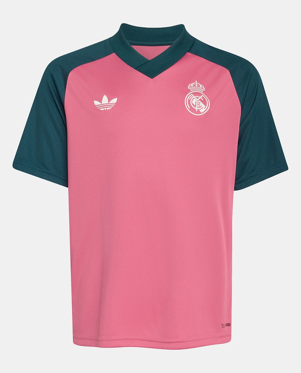 T-Shirt de Criança Real Madrid Cf 2026-2027 Prematch Adidas Rosa-6