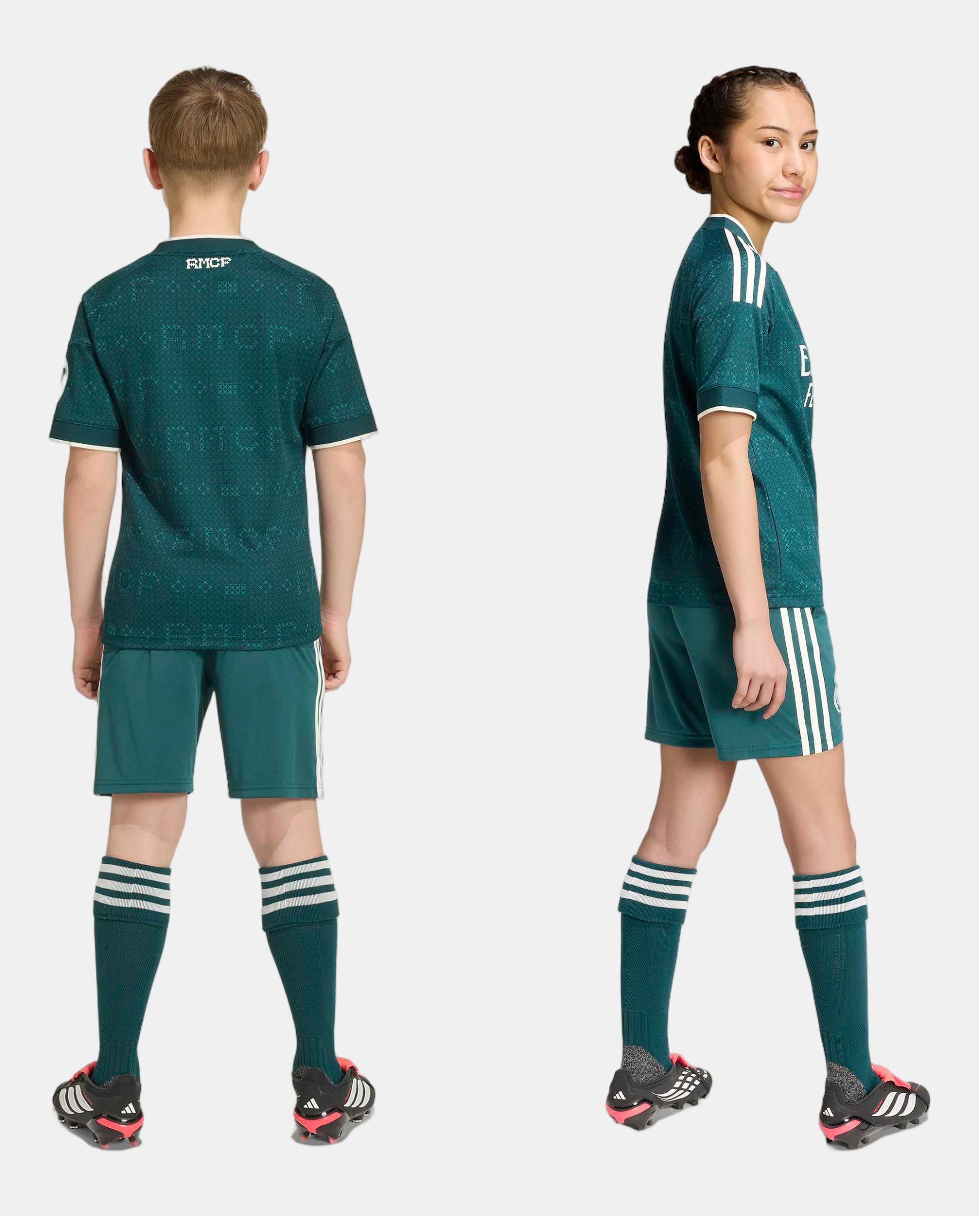 Conjunto de Criança 2º Equipamento Real Madrid Cf 2026-2027 Adidas Verde-2