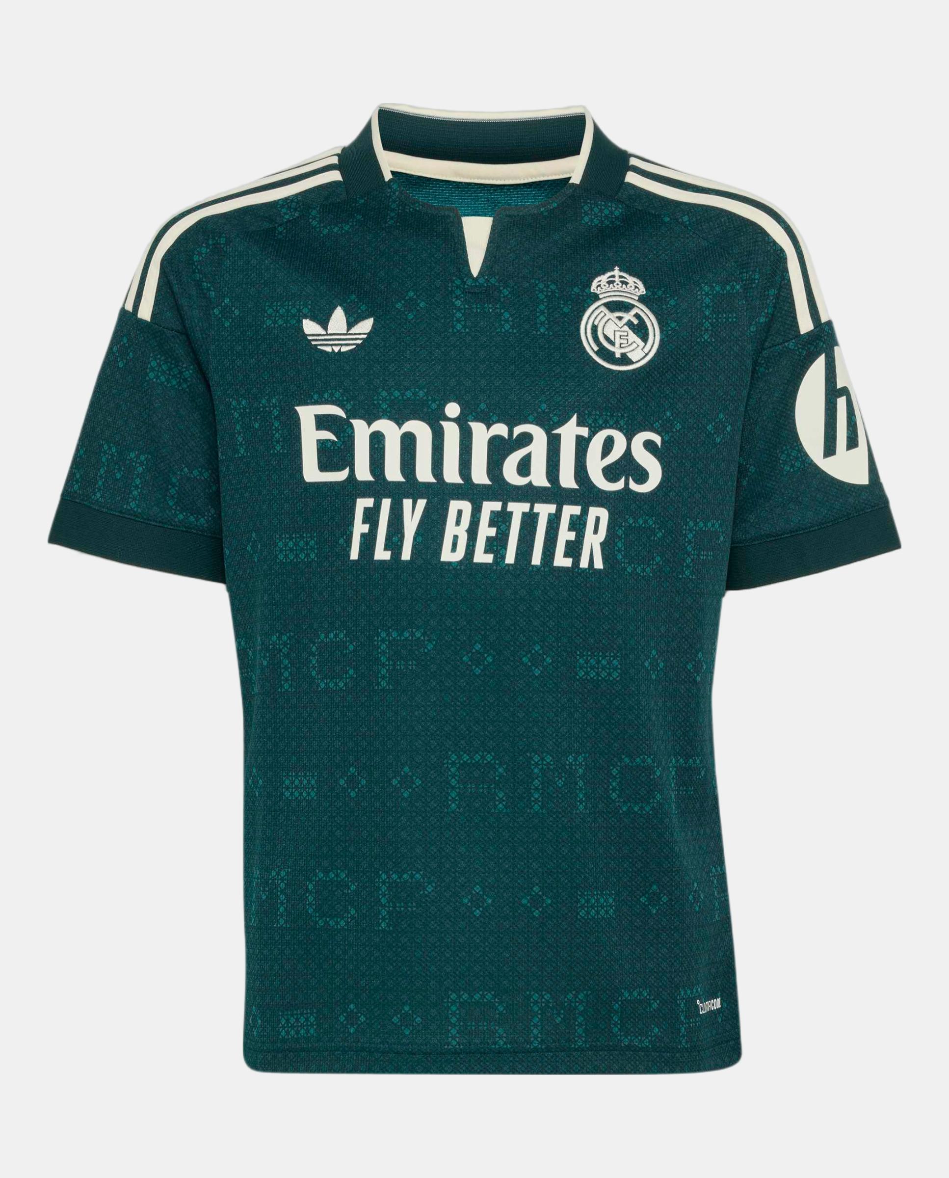Conjunto de Criança 2º Equipamento Real Madrid Cf 2026-2027 Adidas Verde-4