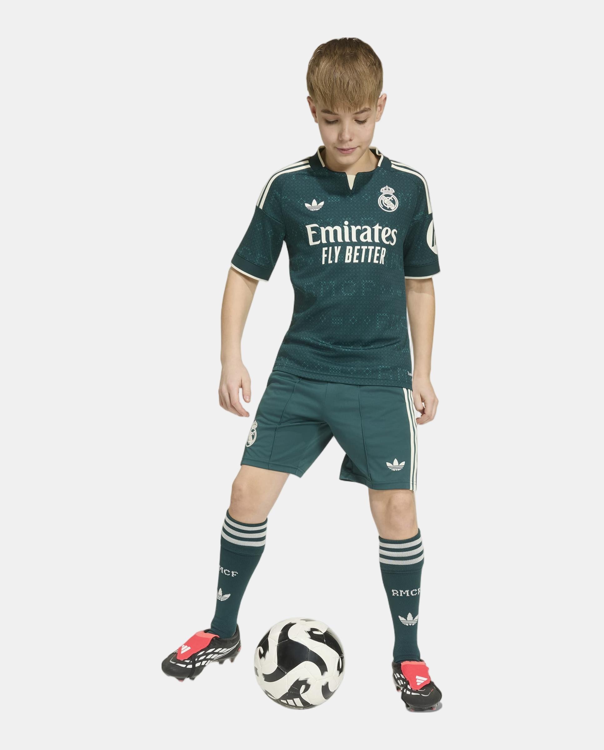Conjunto de Criança 2º Equipamento Real Madrid Cf 2026-2027 Adidas Verde-9