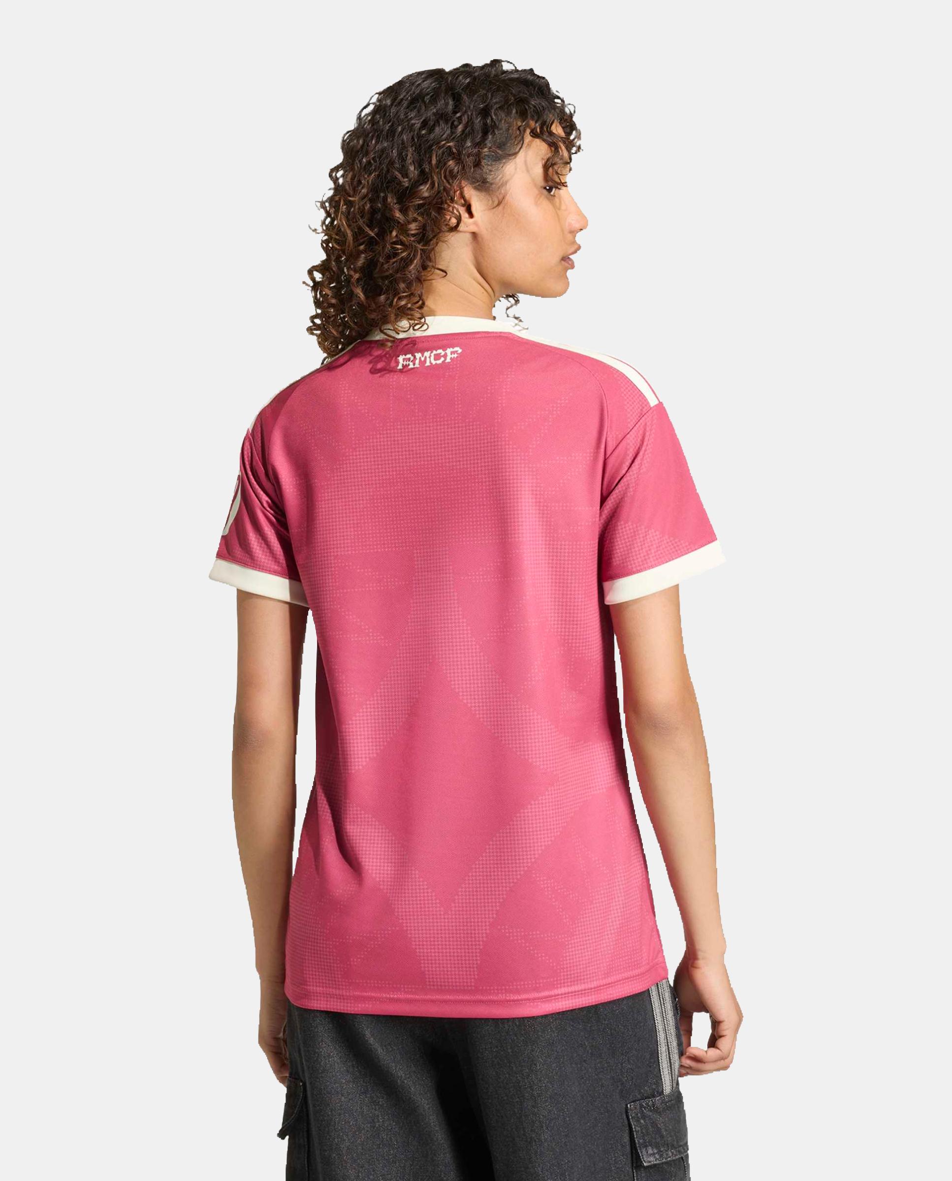 T-shirt de Mulher 3.º Equipamento Real Madrid CF 2026-2027 Rosa-2