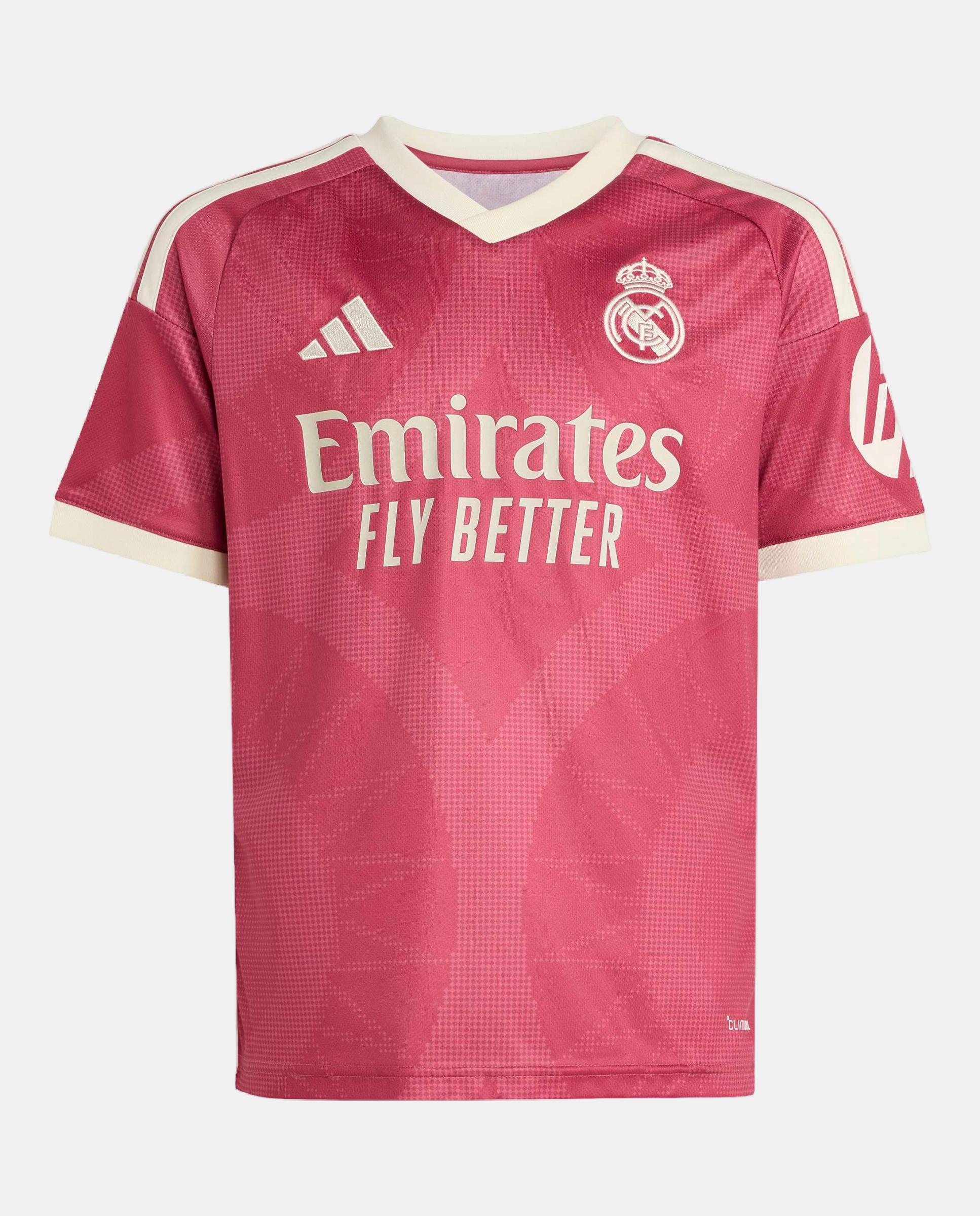 T-shirt de Criança 3.º Equipamento Real Madrid CF 2026-2027 Rosa-3