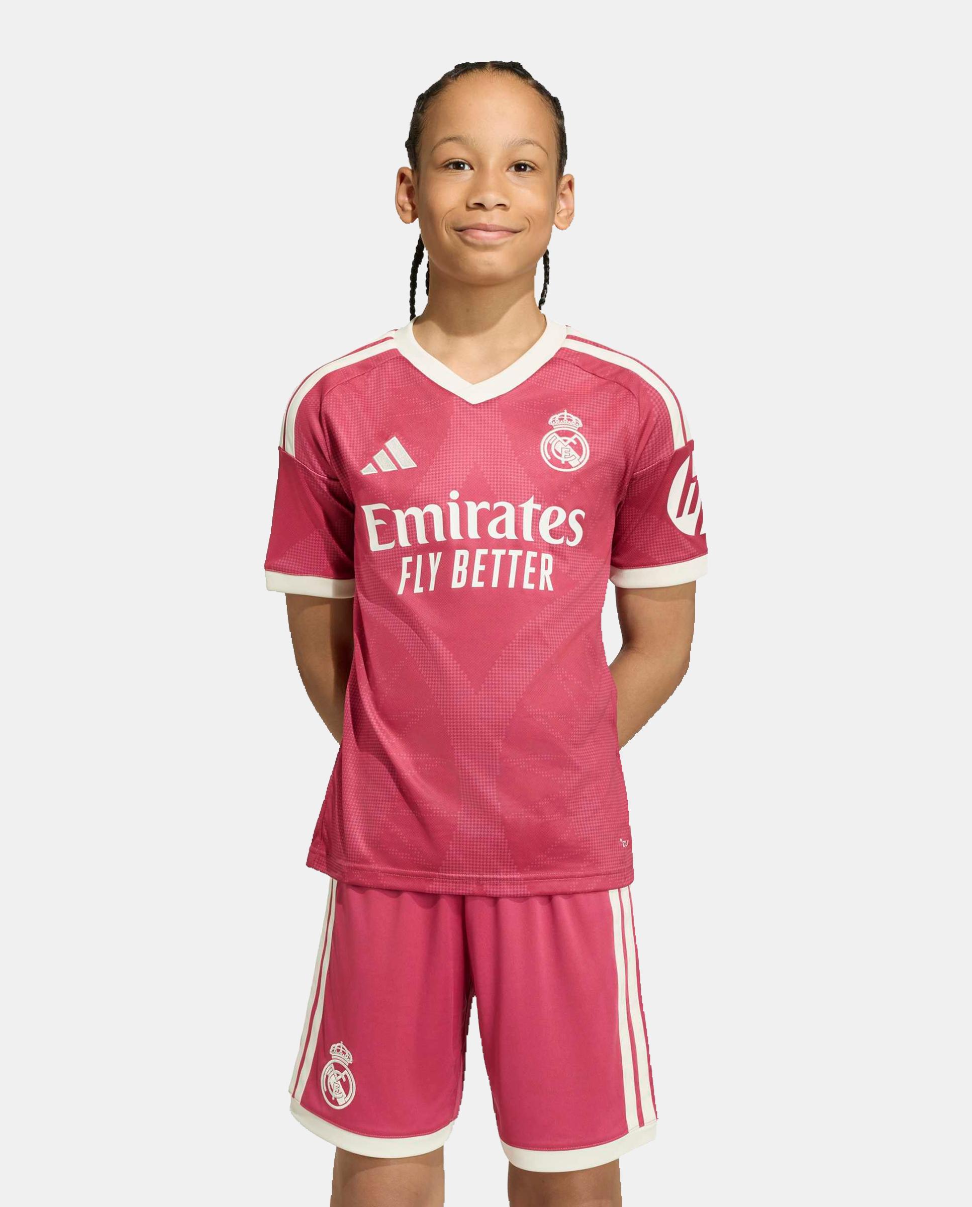 T-shirt de Criança 3.º Equipamento Real Madrid CF 2026-2027 Rosa-5