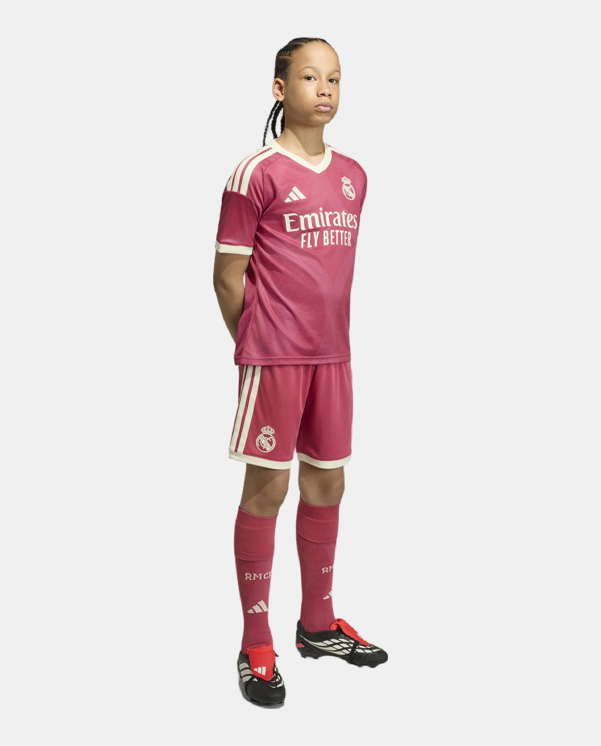 T-shirt de Criança 3.º Equipamento Real Madrid CF 2026-2027 Rosa-7