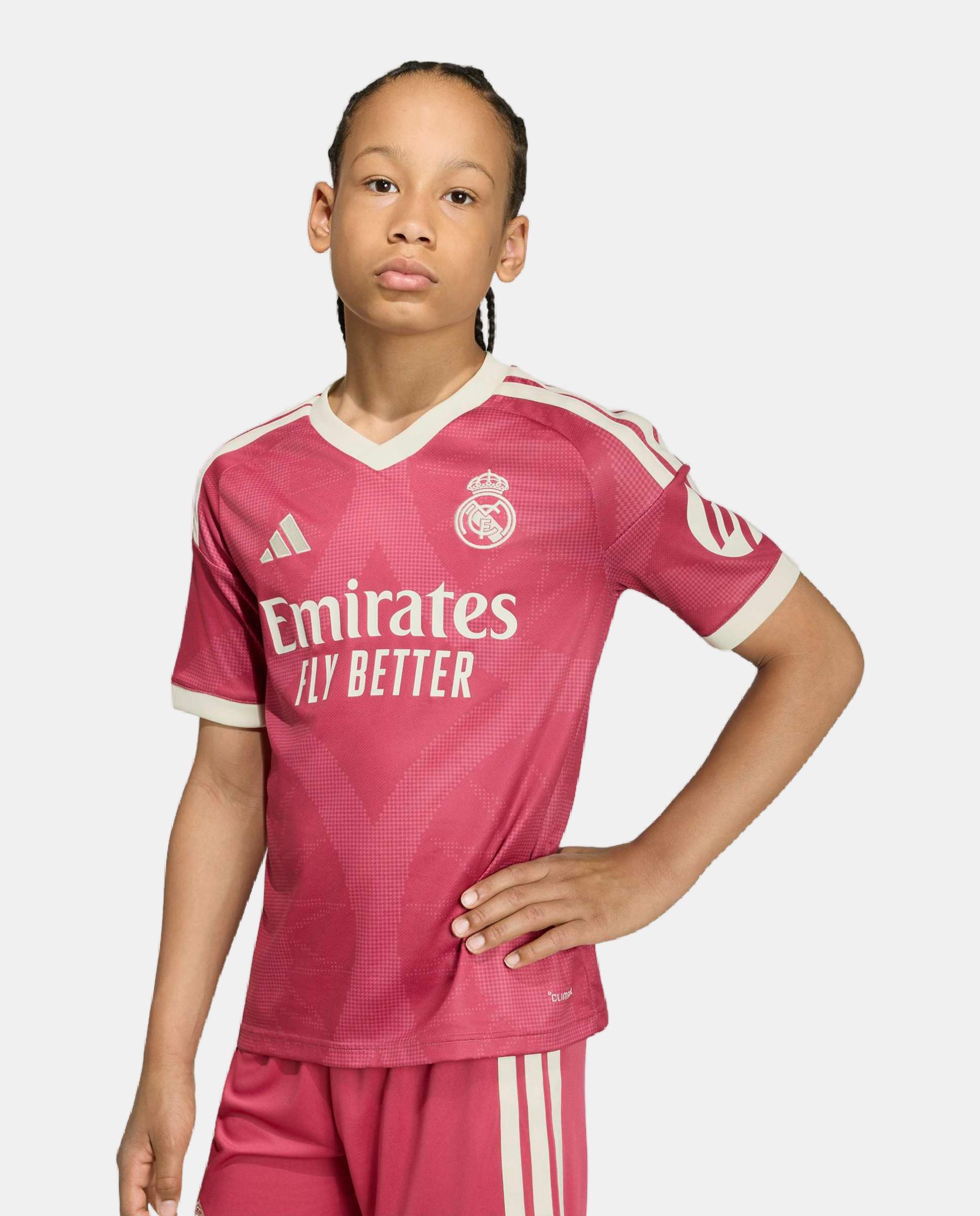 T-shirt de Criança 3.º Equipamento Real Madrid CF 2026-2027 Rosa-8