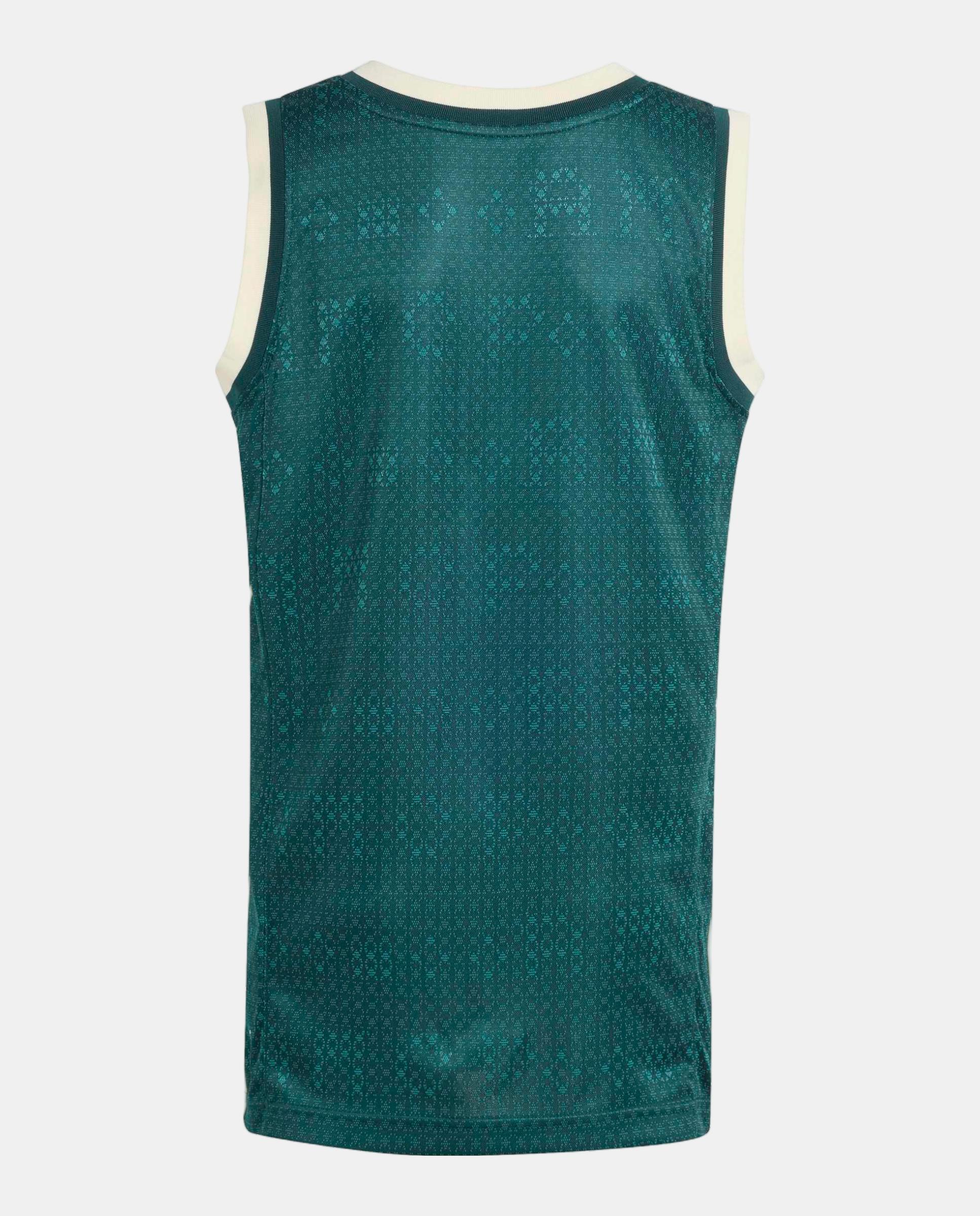 T-shirt de Criança 2.º Equipamento Real Madrid Basquetebol 2026-2027 Verde-2