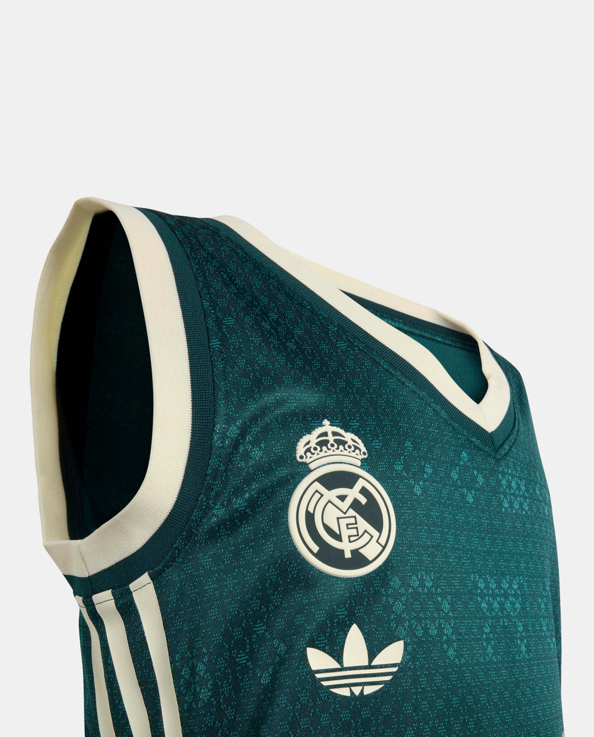 T-shirt de Criança 2.º Equipamento Real Madrid Basquetebol 2026-2027 Verde-4