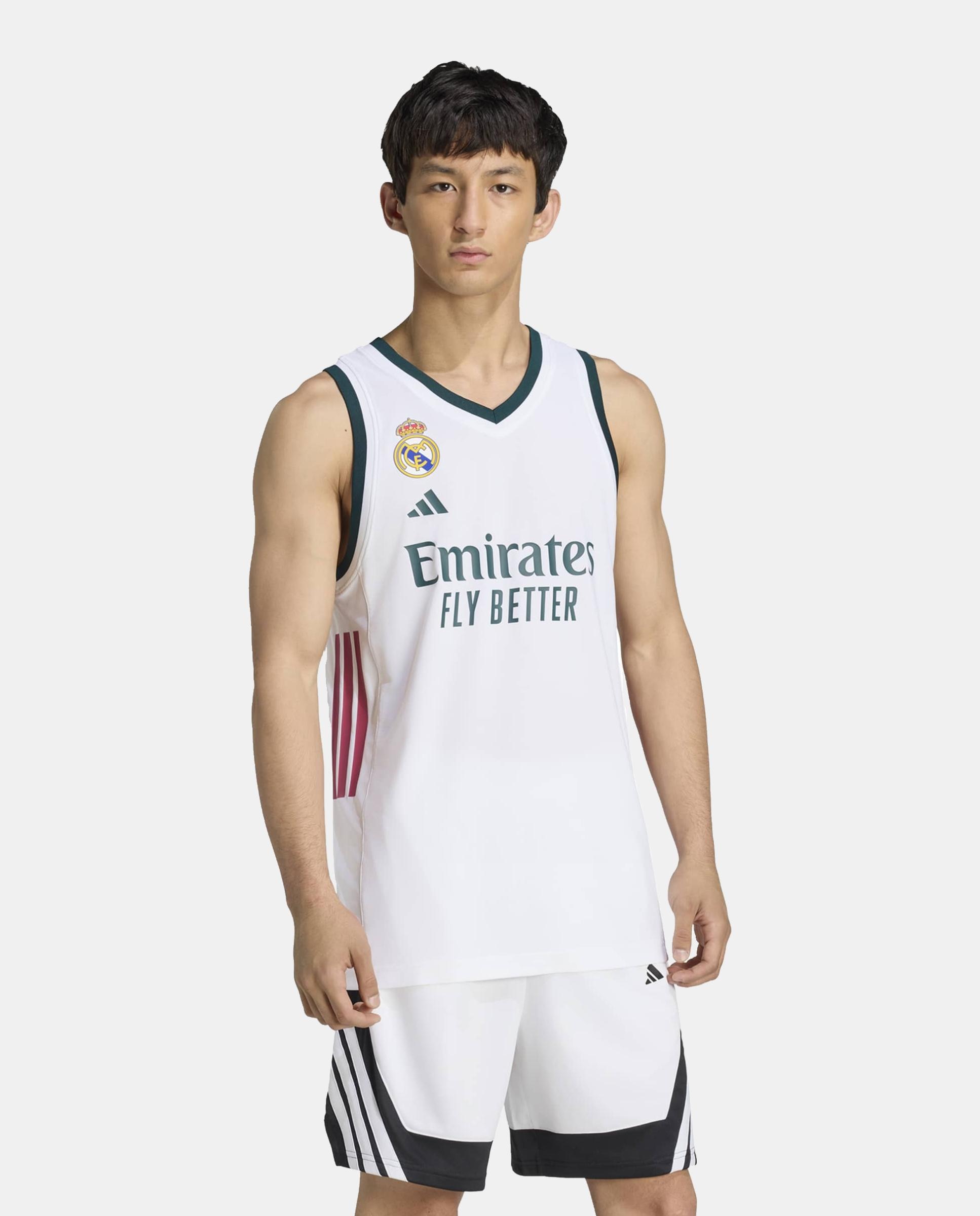 Imagem 0 de T-shirt de Homem 1.º Equipamento Real Madrid Basquetebol 2026-2027