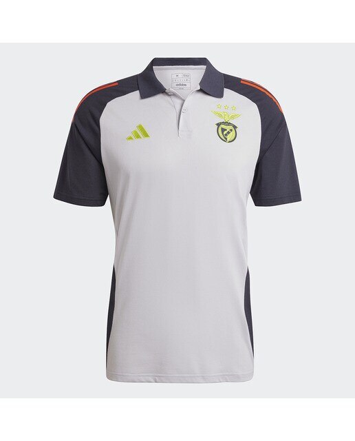 T-shirt de Homem SL Benfica 2024/2025 Tiro24 Polo Cinzento-6