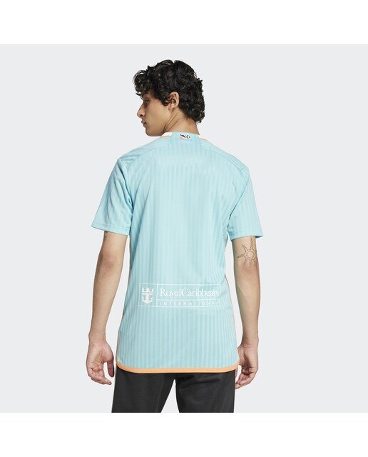 T-shirt de Homem 3.º Equipamento Inter Miami CF 24 Turquesa-2