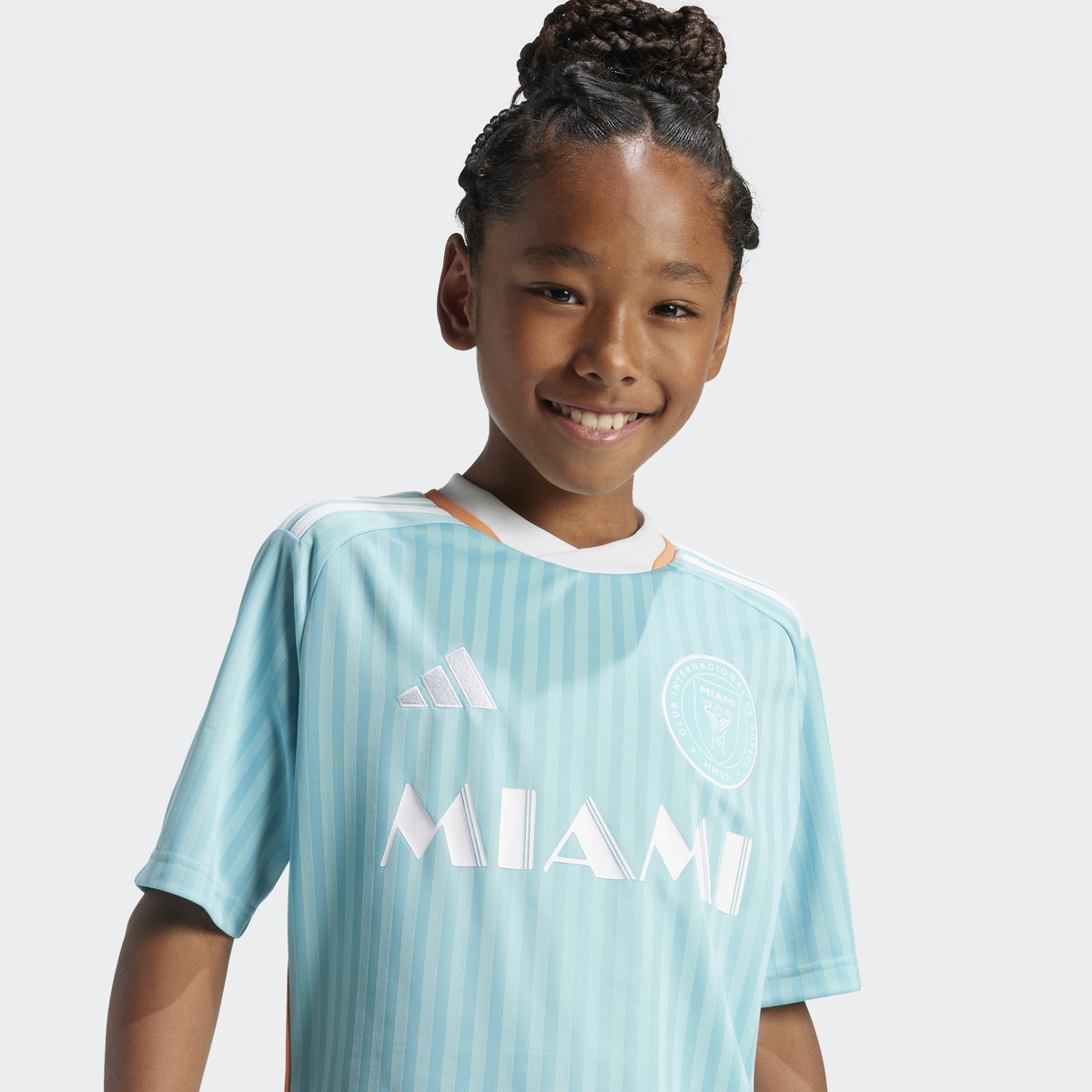 T-shirt de Criança 3.º Equipamento Inter Miami CF 24 Turquesa-4