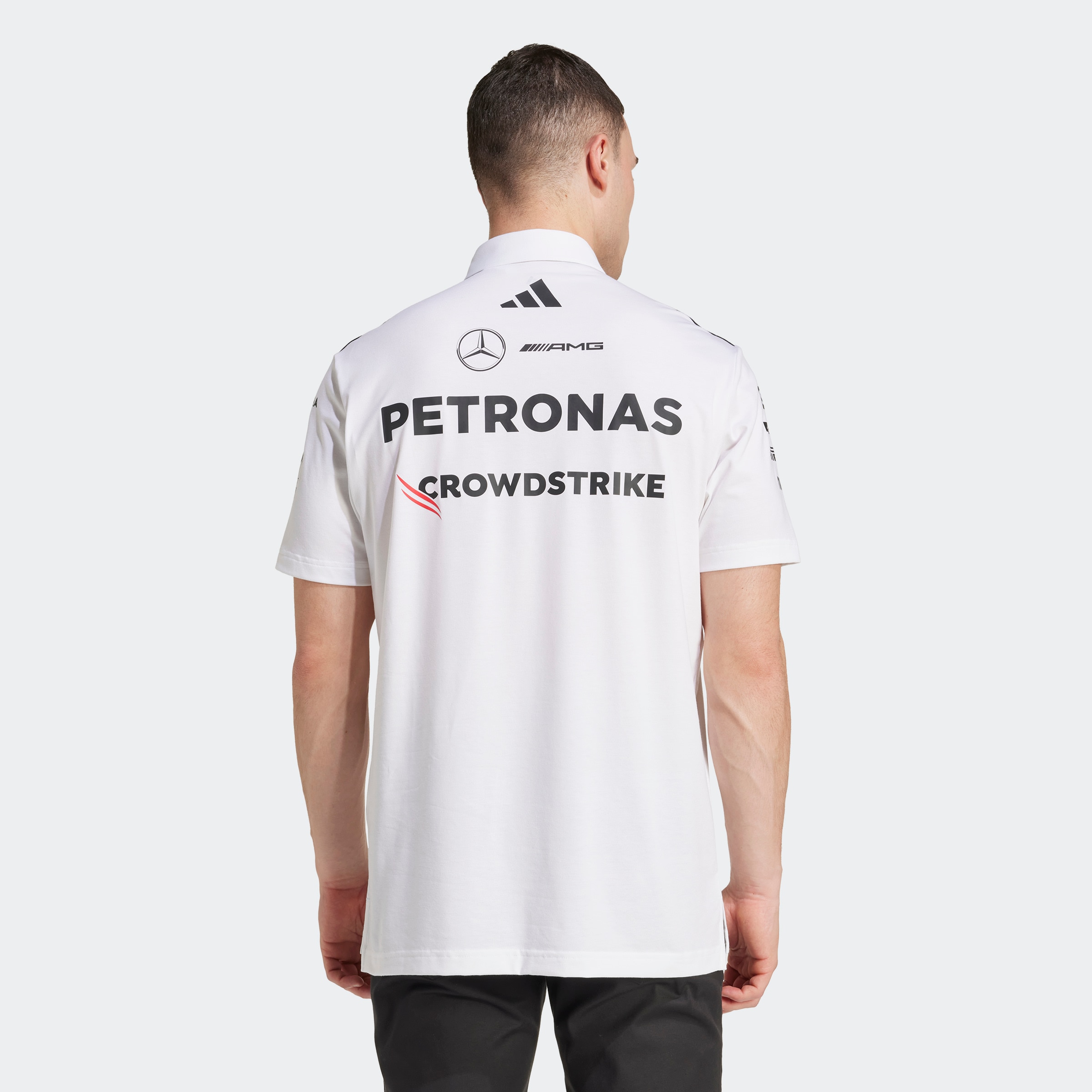 Polo de Homem Mercedes - AMG Petronas Equipa de Fórmula 1 Branco-2