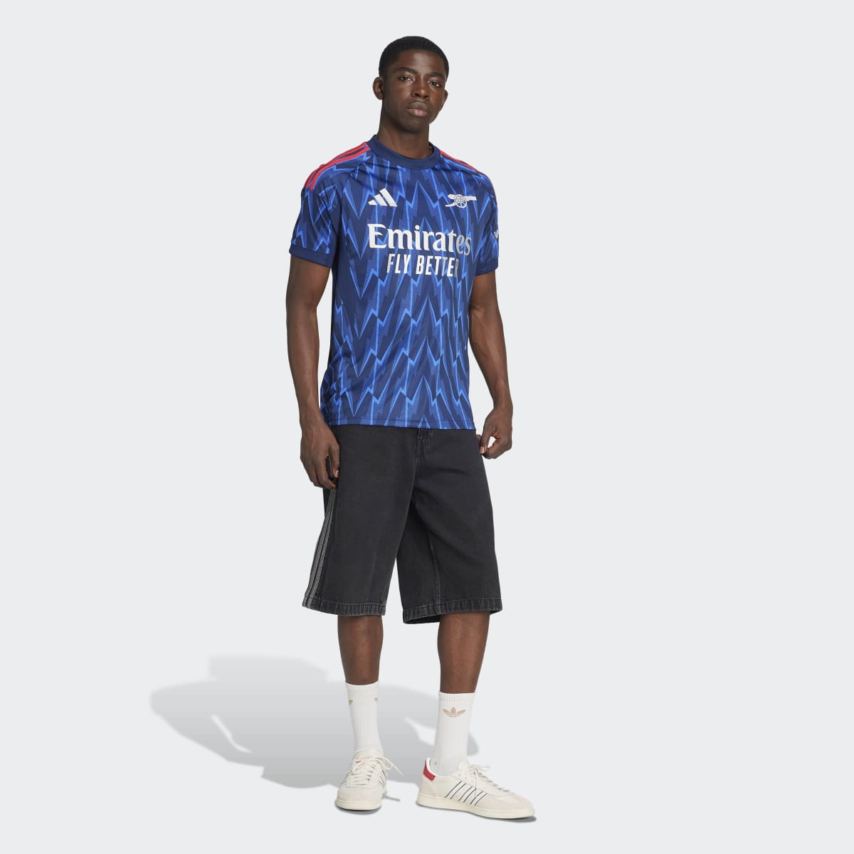 T-shirt de Homem 2.º Equipamento Arsenal FC 2025-2026 Azul-5