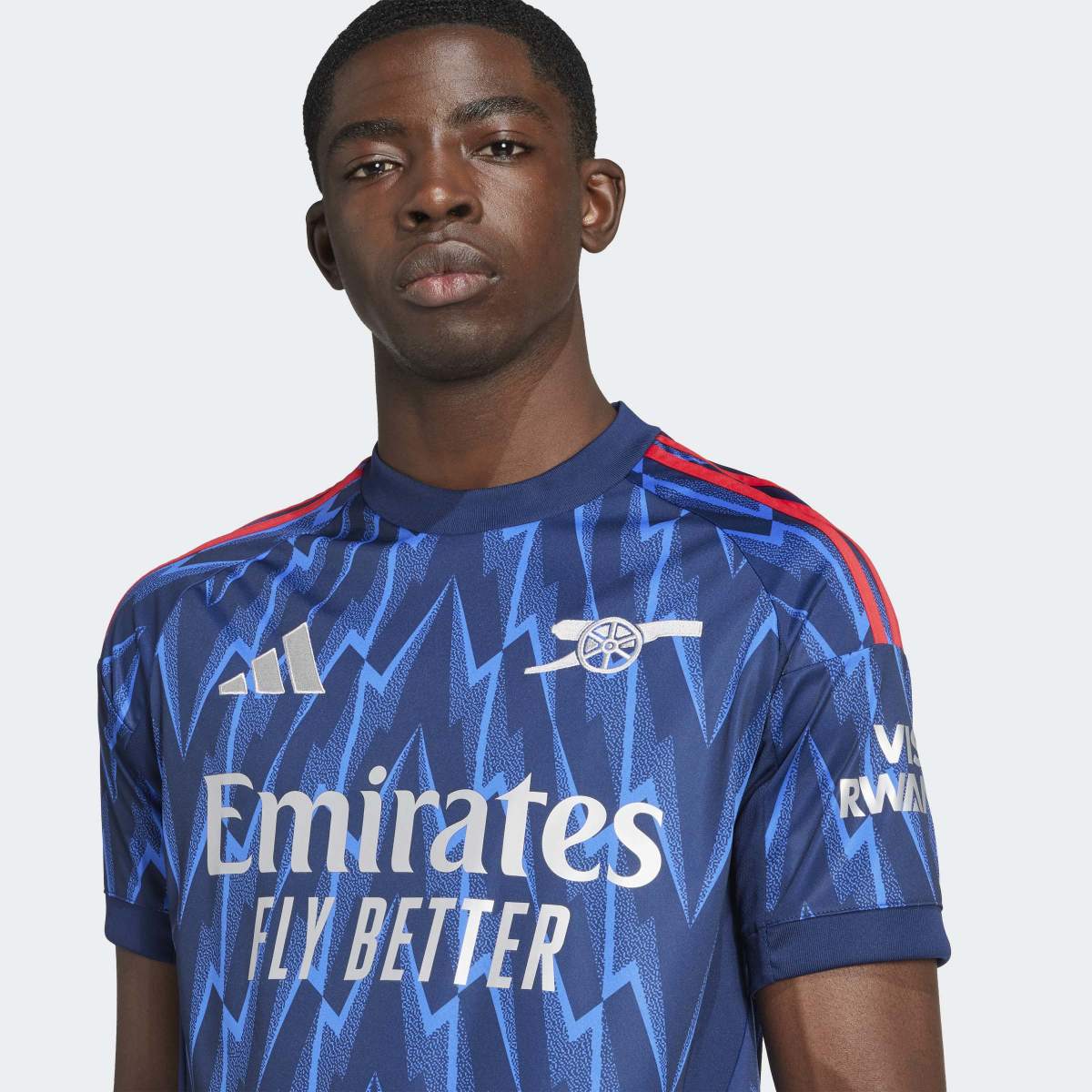 T-shirt de Homem 2.º Equipamento Arsenal FC 2025-2026 Azul-7