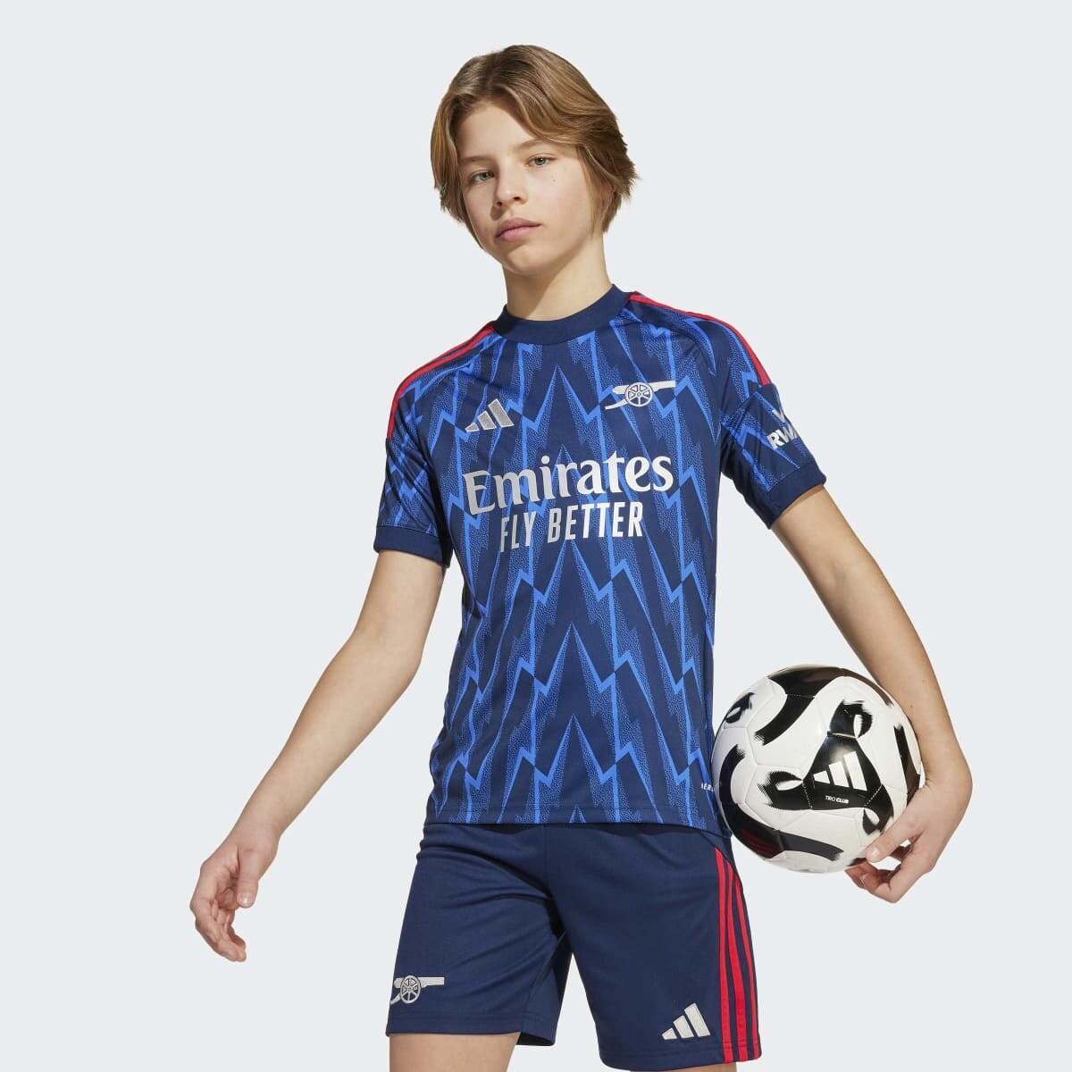 T-shirt de Criança 2.º Equipamento Arsenal FC 2025-2026 Azul-3