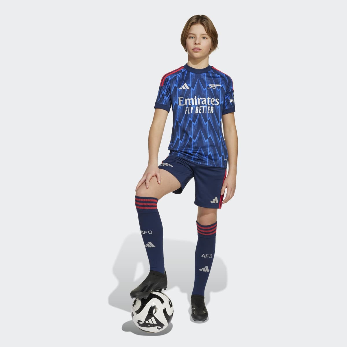 T-shirt de Criança 2.º Equipamento Arsenal FC 2025-2026 Azul-5