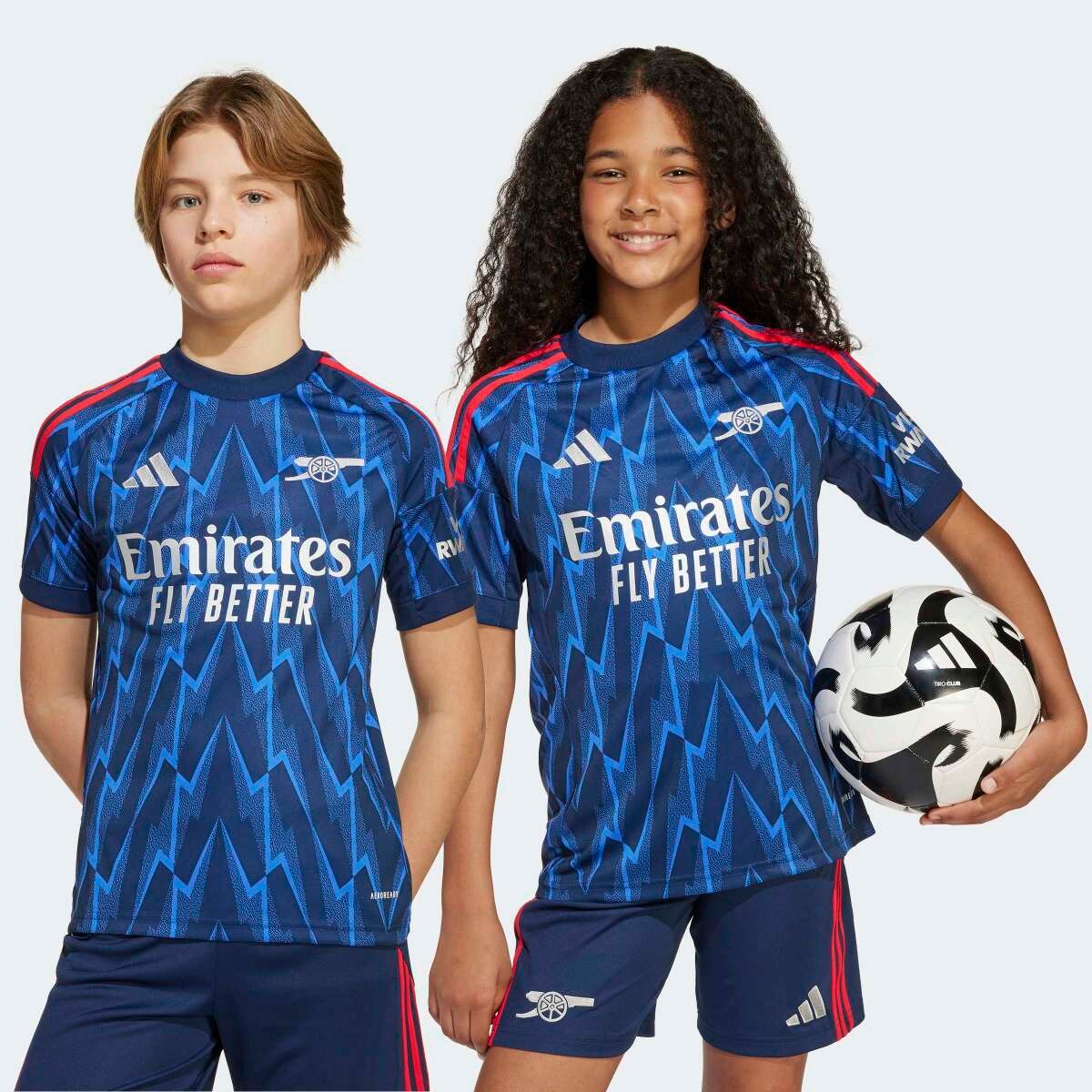 T-shirt de Criança 2.º Equipamento Arsenal FC 2025-2026 Azul-9