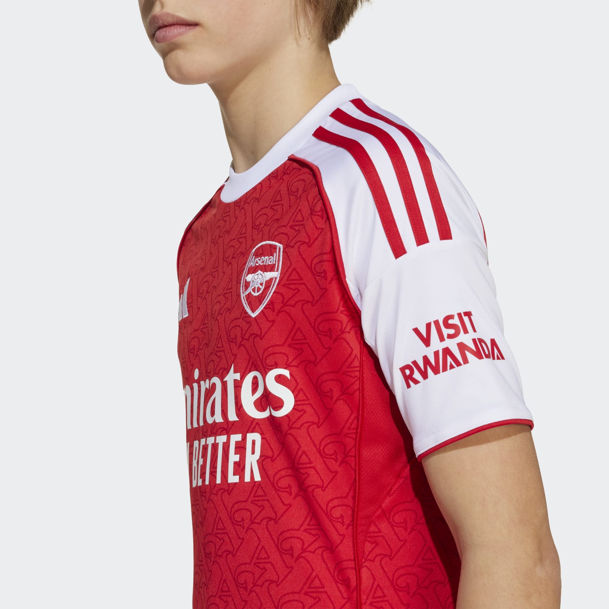 T-shirt de Criança 1.º Equipamento Arsenal FC 2025-2026 Vermelho-6