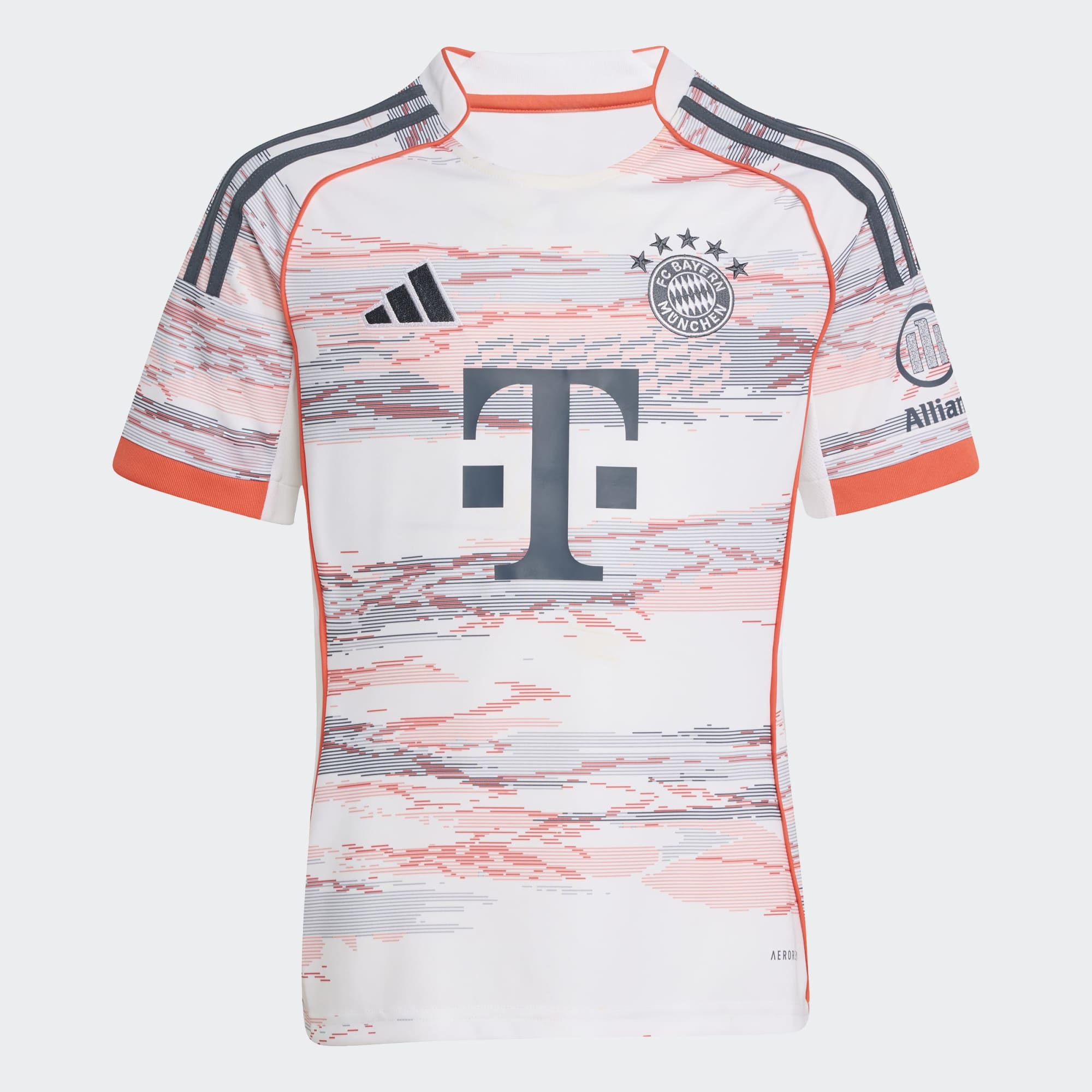 T-shirt de Criança 2.º Equipamento FC Bayern Munich 2025-2026 Branco / Rosa-6
