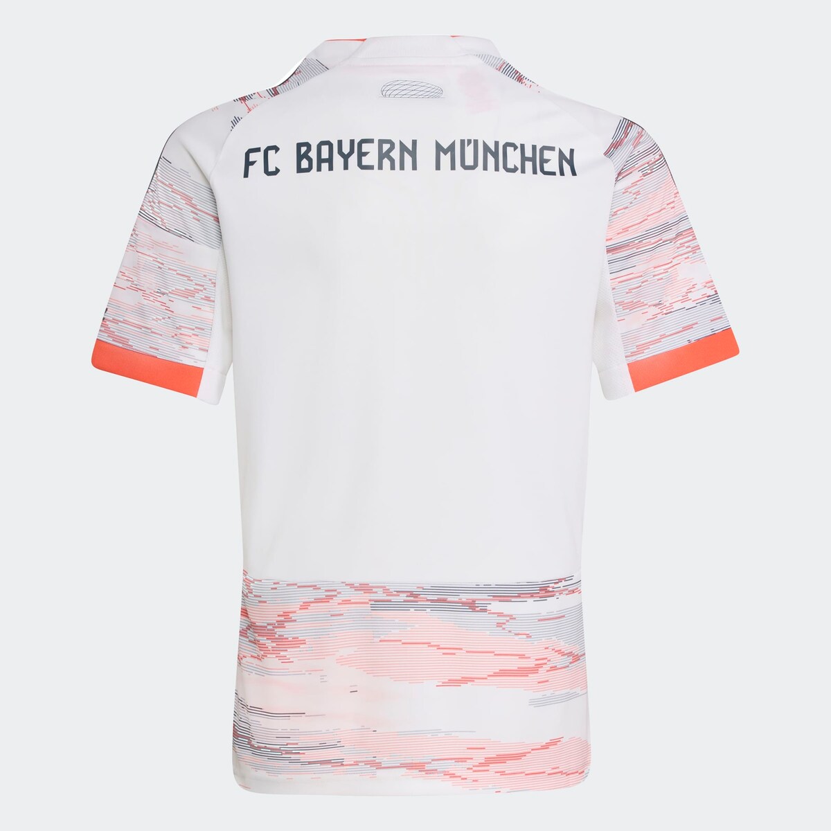 T-shirt de Criança 2.º Equipamento FC Bayern Munich 2025-2026 Branco / Rosa-7