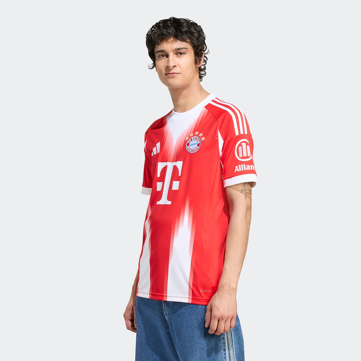 Imagem 0 de T-shirt de Homem 1.º Equipamento FC Bayern Munich 2025-2026