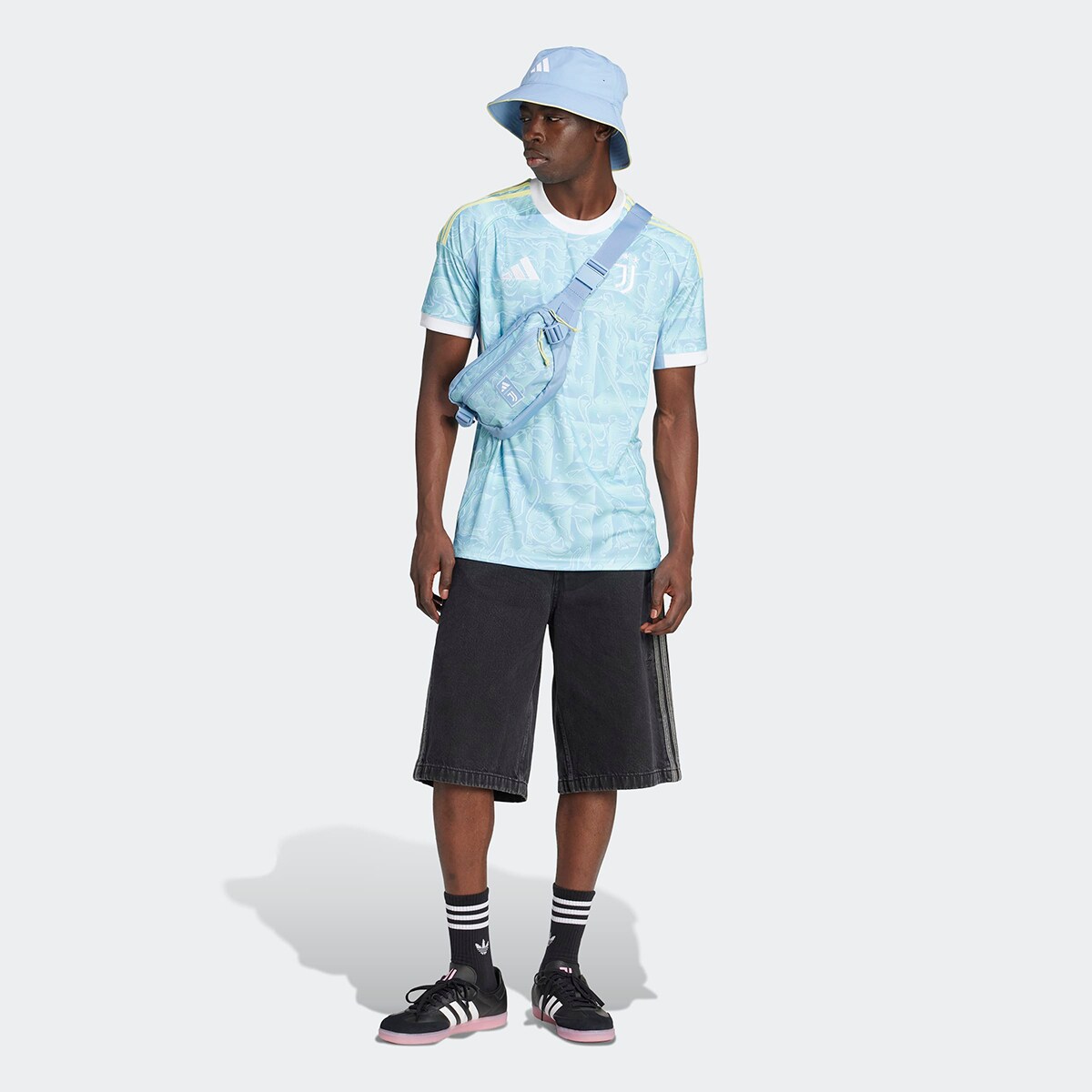 T-shirt de Homem 2.º Equipamento Juventus FC 2025-2026 Azul-5