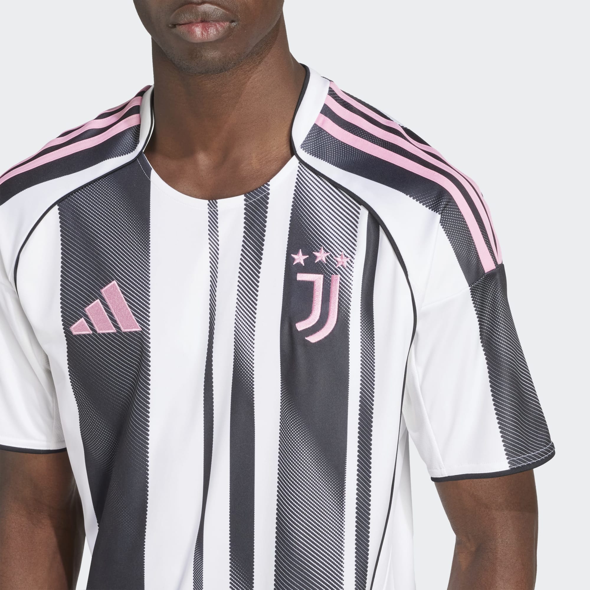 T-shirt de Homem 1.º Equipamento Juventus FC 2025-2026 Branco / Preto-5