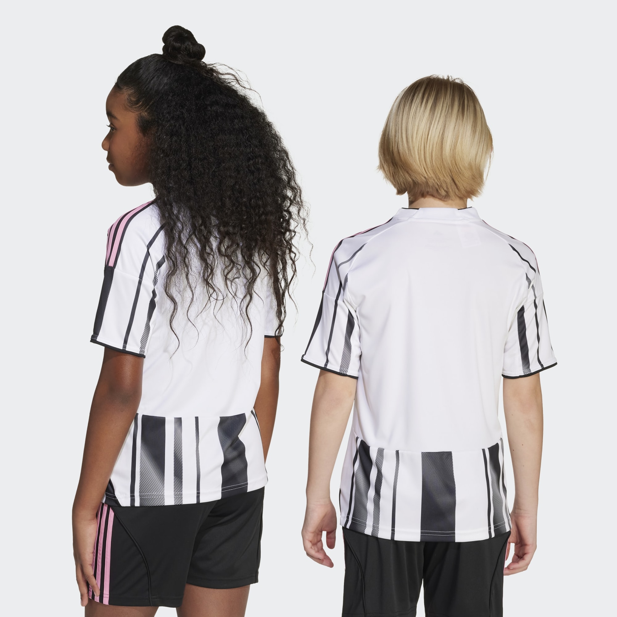 T-shirt de Criança 1.º Equipamento Juventus FC 2025-2026 Branco / Preto-2