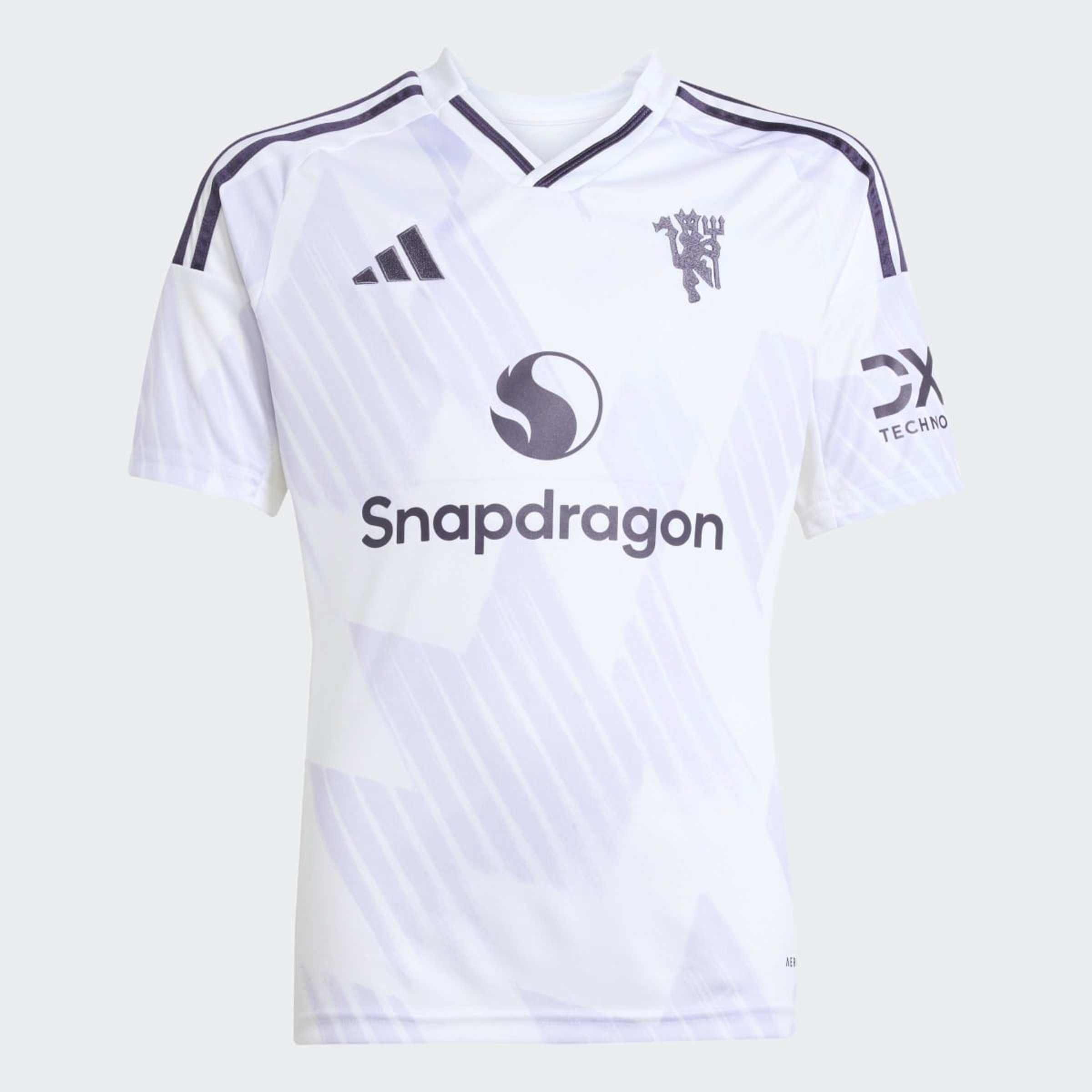 T-shirt de Criança 2.º Equipamento Manchester United FC 2025-2026 Branco-1