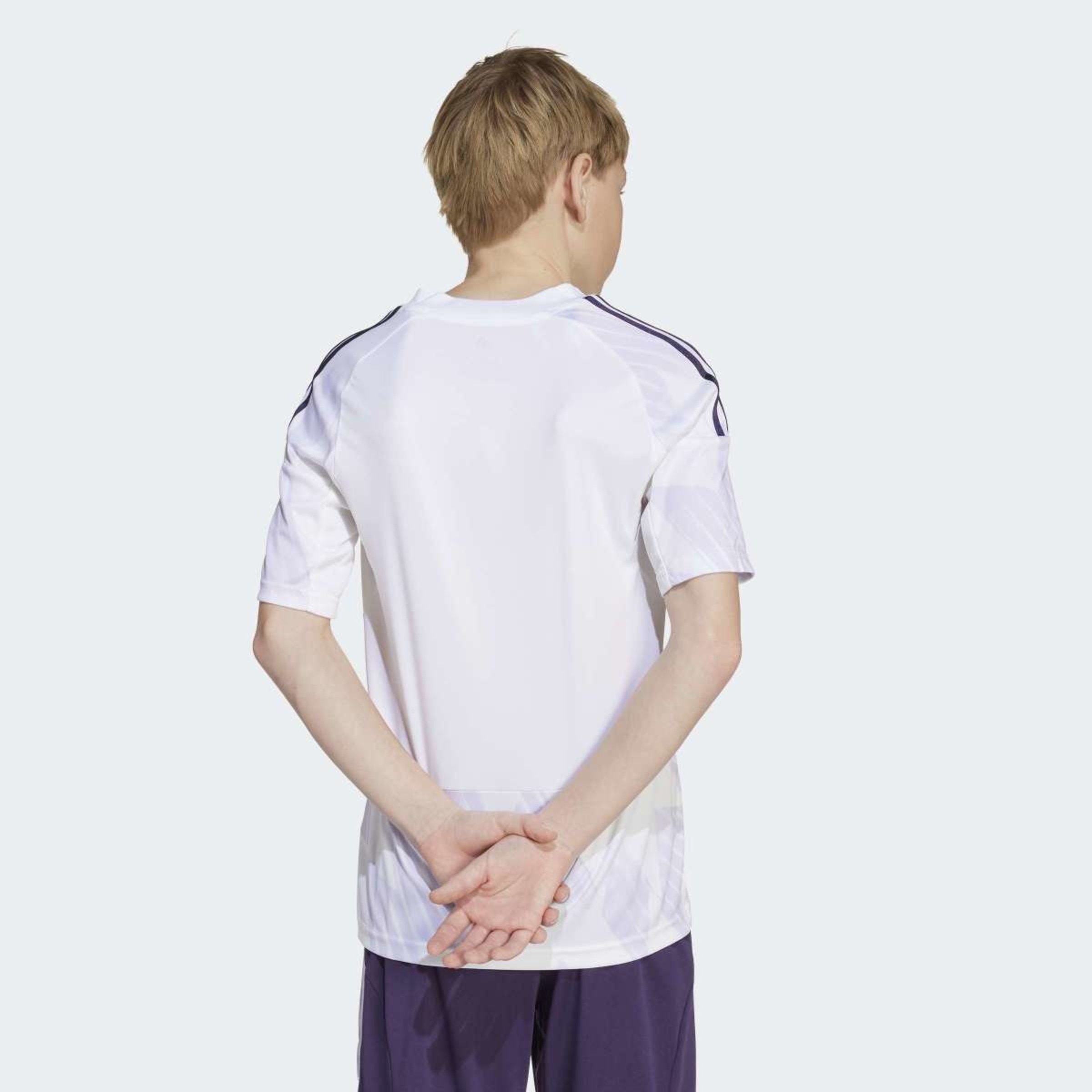 T-shirt de Criança 2.º Equipamento Manchester United FC 2025-2026 Branco-4
