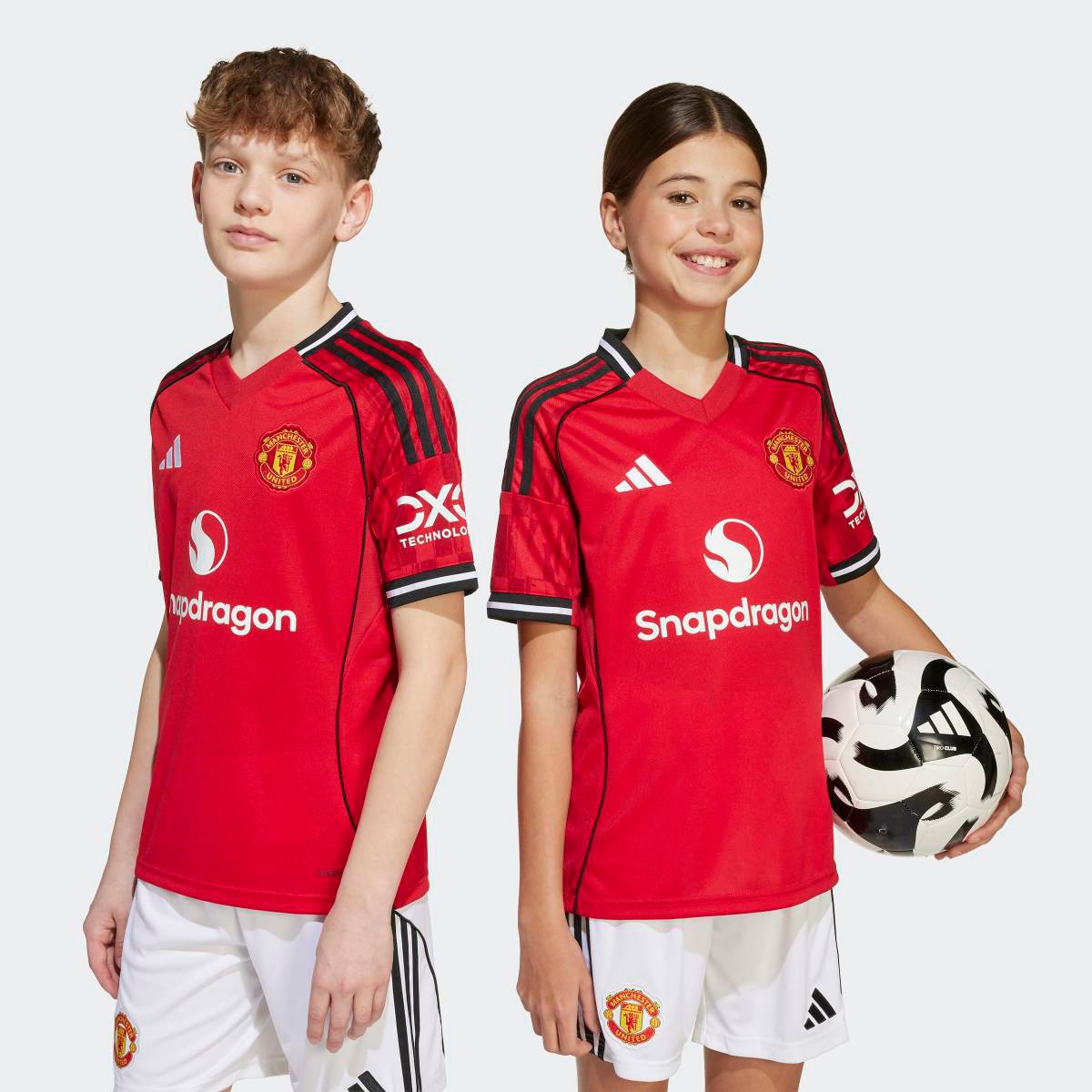 Imagem 0 de T-shirt de Criança 1.º Equipamento Manchester United FC 2025-2026