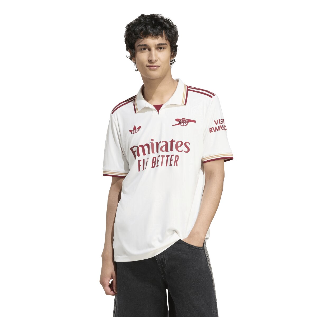 T-shirt de Homem 3.º Equipamento Arsenal FC 2025-2026 Branco-1