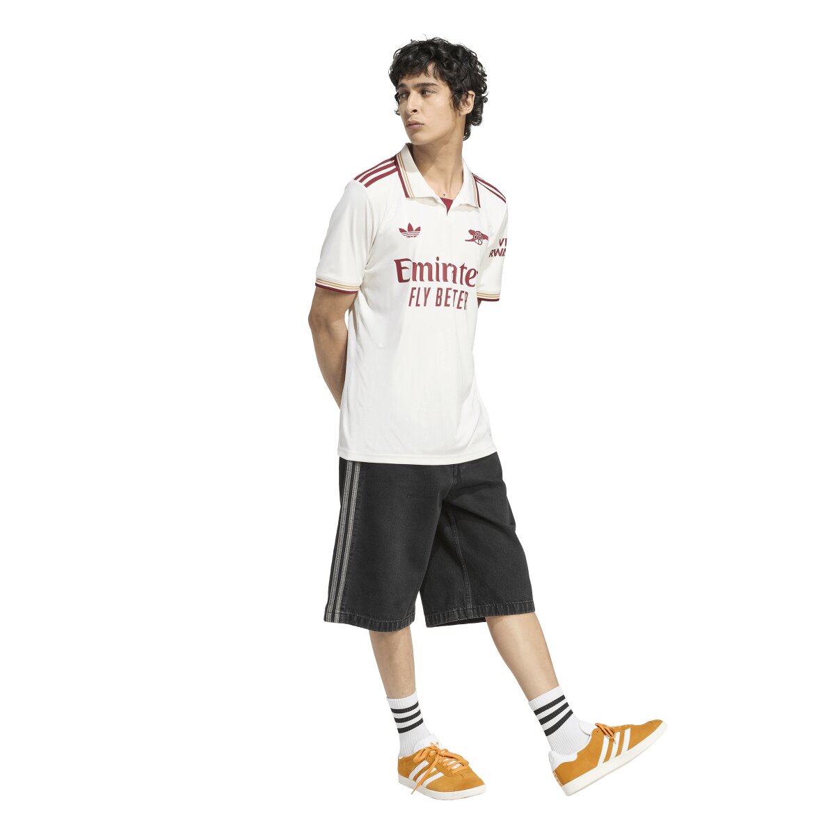 T-shirt de Homem 3.º Equipamento Arsenal FC 2025-2026 Branco-3