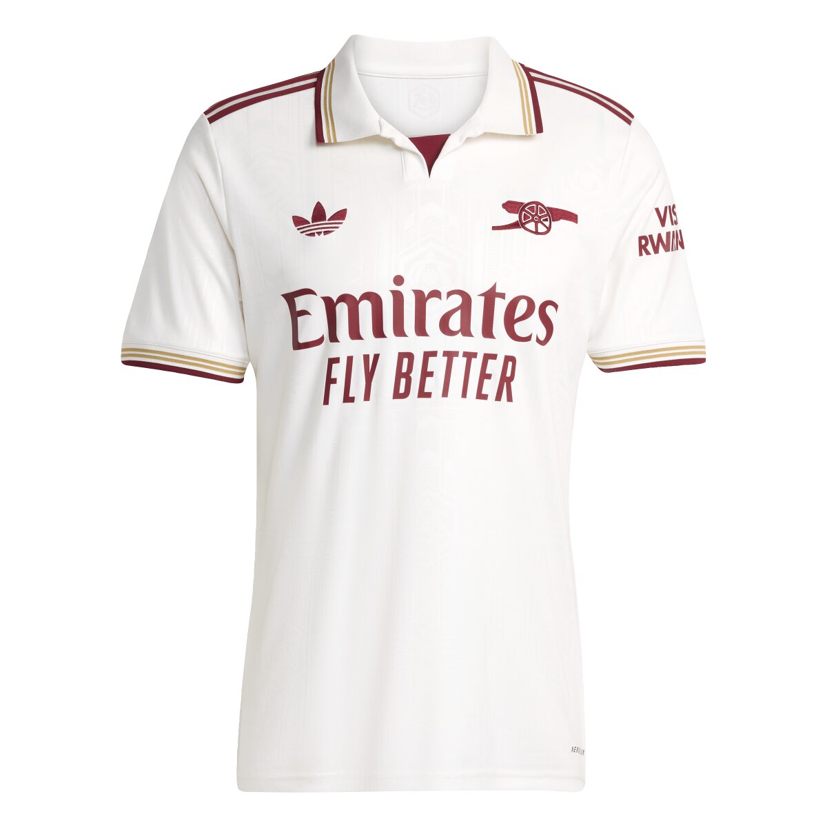 T-shirt de Homem 3.º Equipamento Arsenal FC 2025-2026 Branco-6