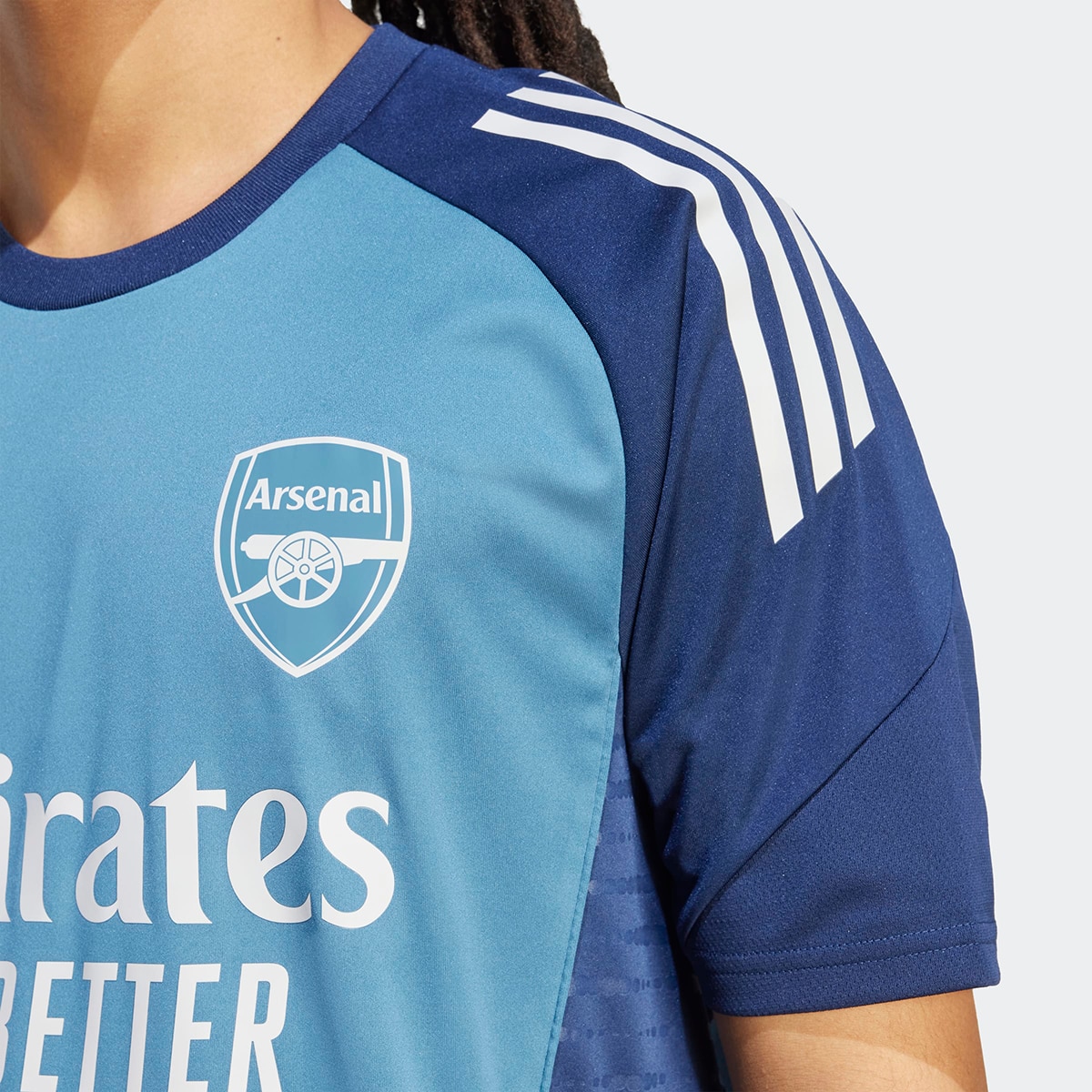 T-shirt de Homem Arsenal FC 2025-2026 Tiro 25 Competition Azul-5
