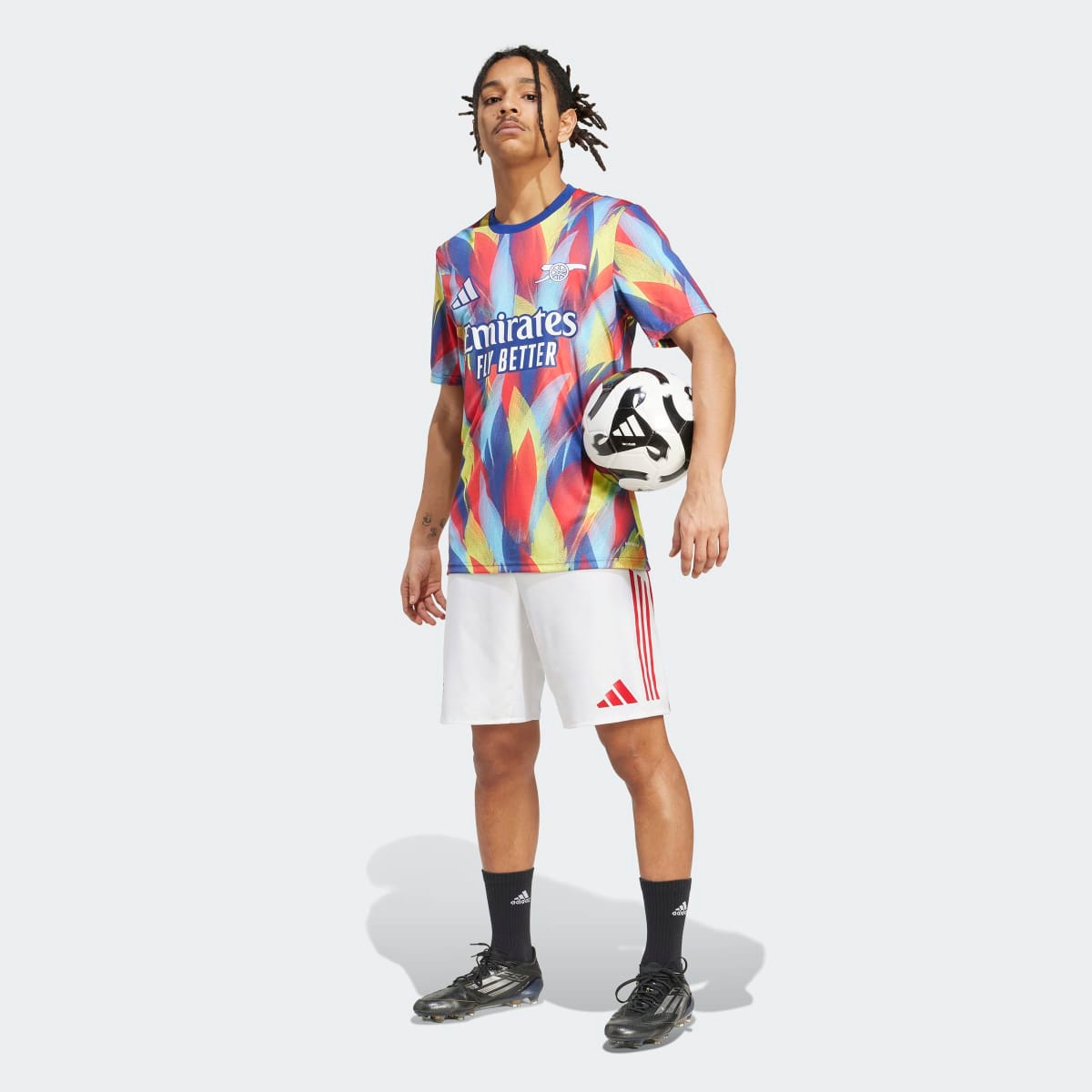 T-shirt de Homem Arsenal FC 2025-2026 Aquecimento Multicolor-5
