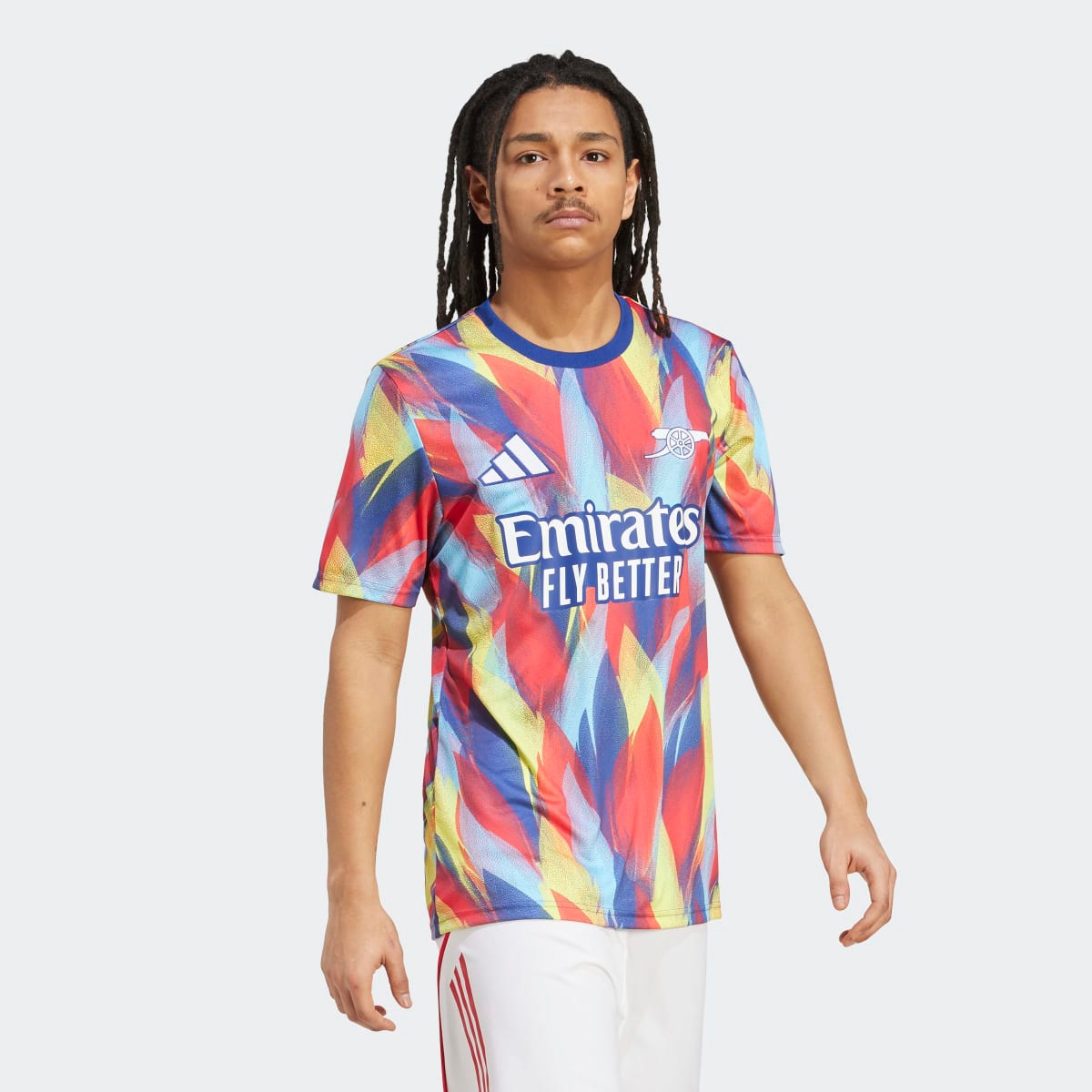 T-shirt de Homem Arsenal FC 2025-2026 Aquecimento Multicolor-6