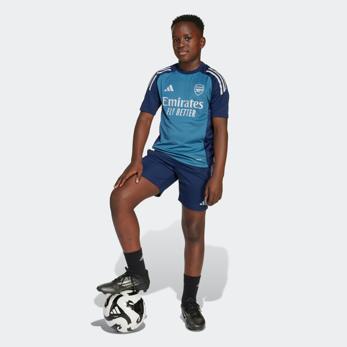 Calções de Criança Arsenal FC 2025-2026 Tiro 25 Competition Azul-5