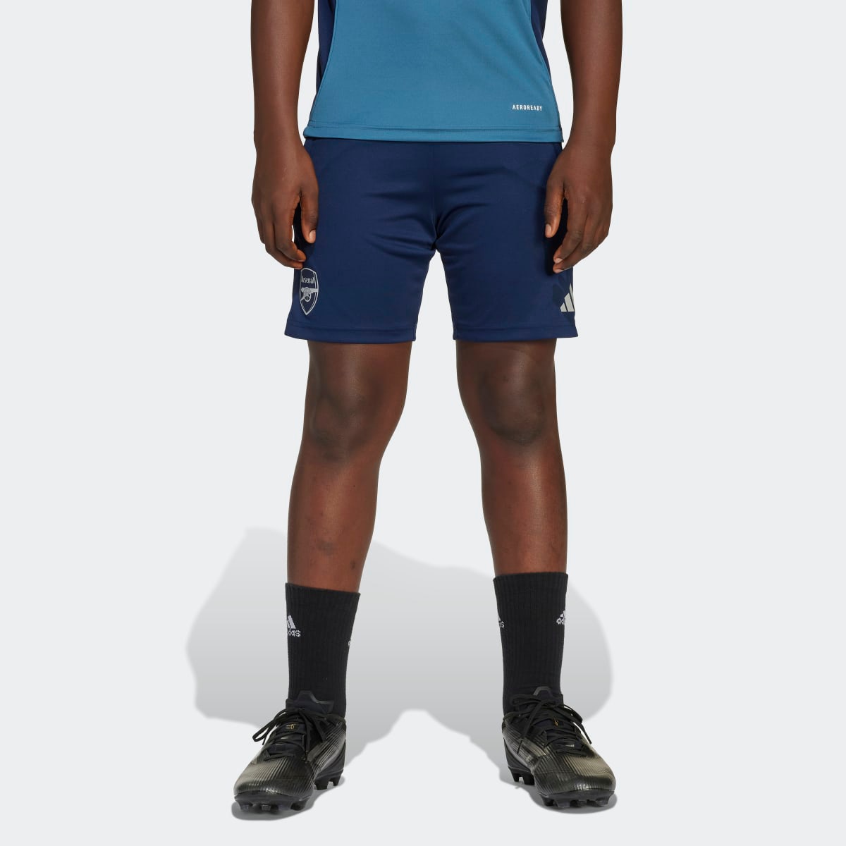 Calções de Criança Arsenal FC 2025-2026 Tiro 25 Competition Azul-6