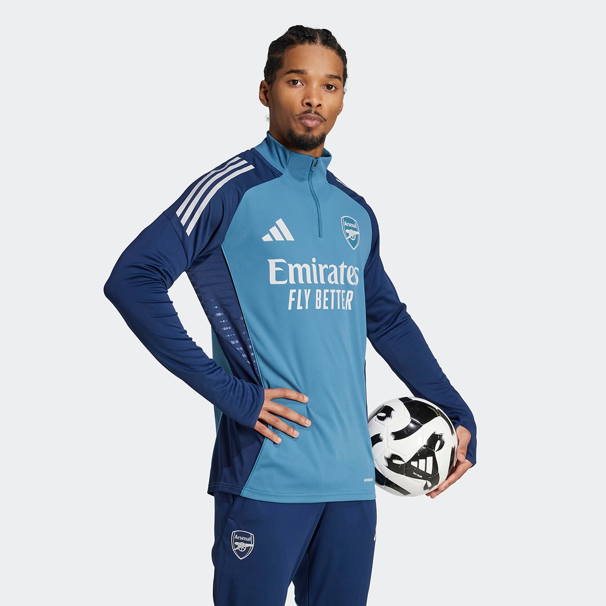 T-shirt de Homem Arsenal FC 2025-2026 Tiro 25 Competition Azul-3