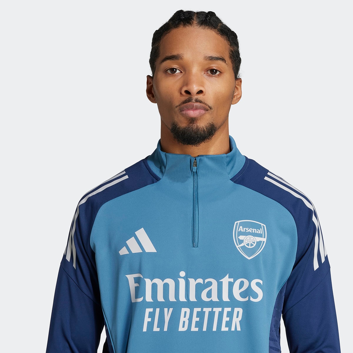 T-shirt de Homem Arsenal FC 2025-2026 Tiro 25 Competition Azul-5