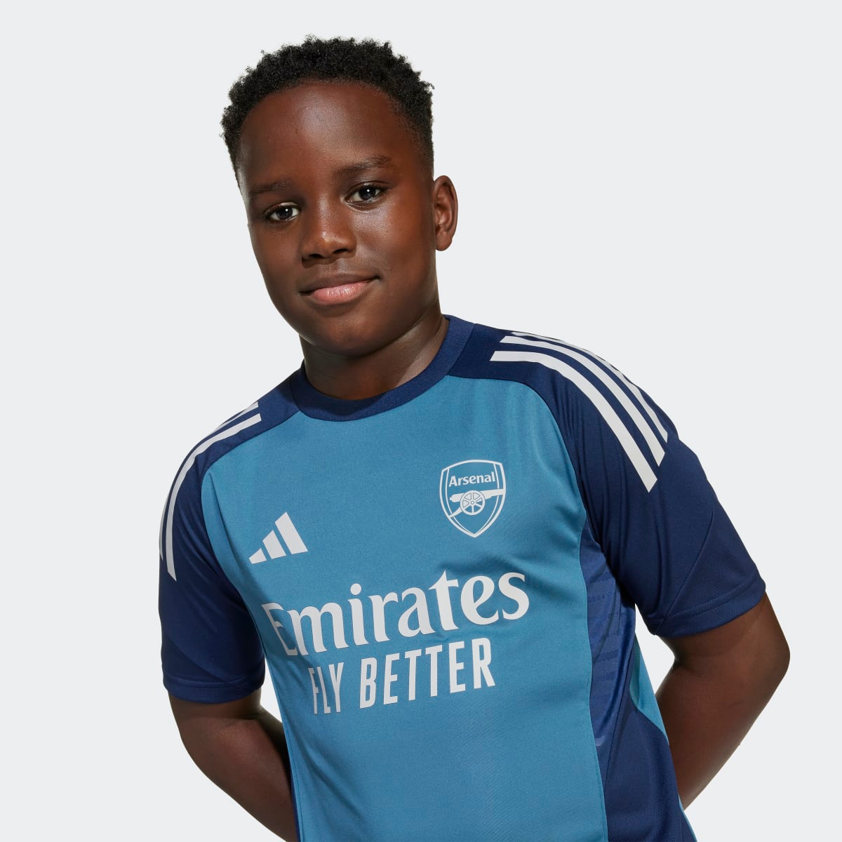 T-shirt de Criança Arsenal FC 2025-2026 Tiro 25 Competition Azul-3