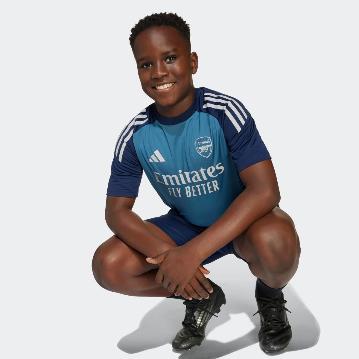 T-shirt de Criança Arsenal FC 2025-2026 Tiro 25 Competition Azul-4