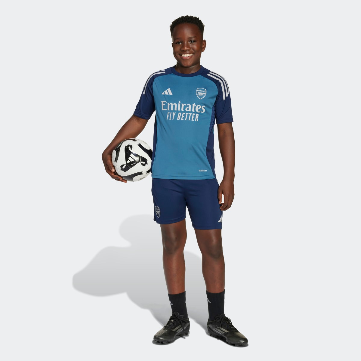 T-shirt de Criança Arsenal FC 2025-2026 Tiro 25 Competition Azul-5